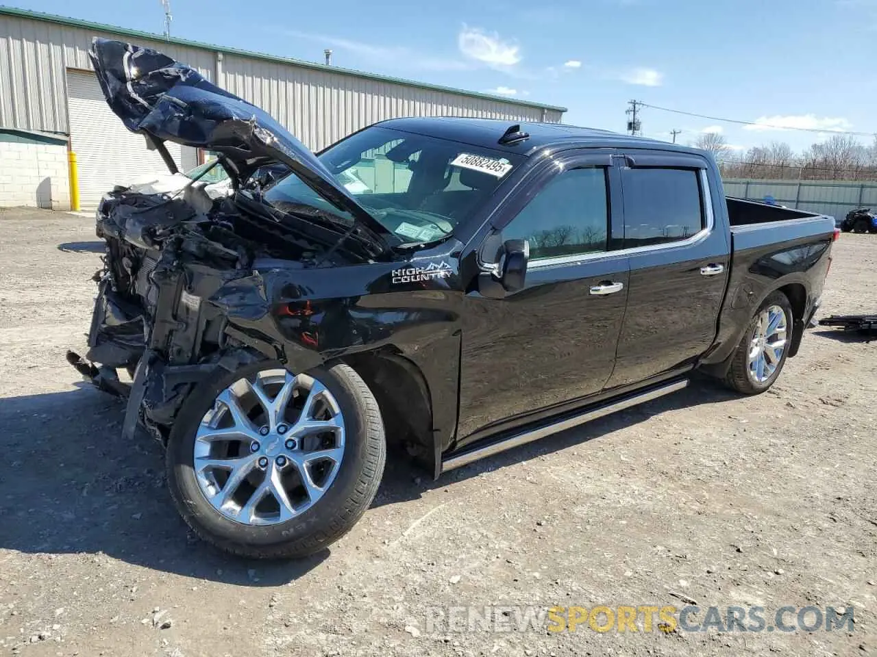 1 Photograph of a damaged car 1GCUYHEL0MZ100919 CHEVROLET ALL Models 2021