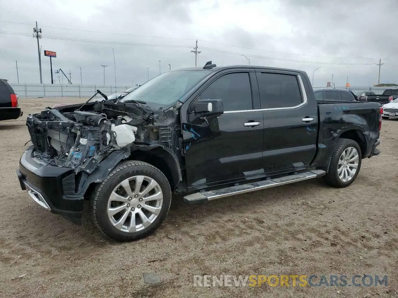 1 Photograph of a damaged car 1GCUYHEL3MZ263435 CHEVROLET ALL Models 2021