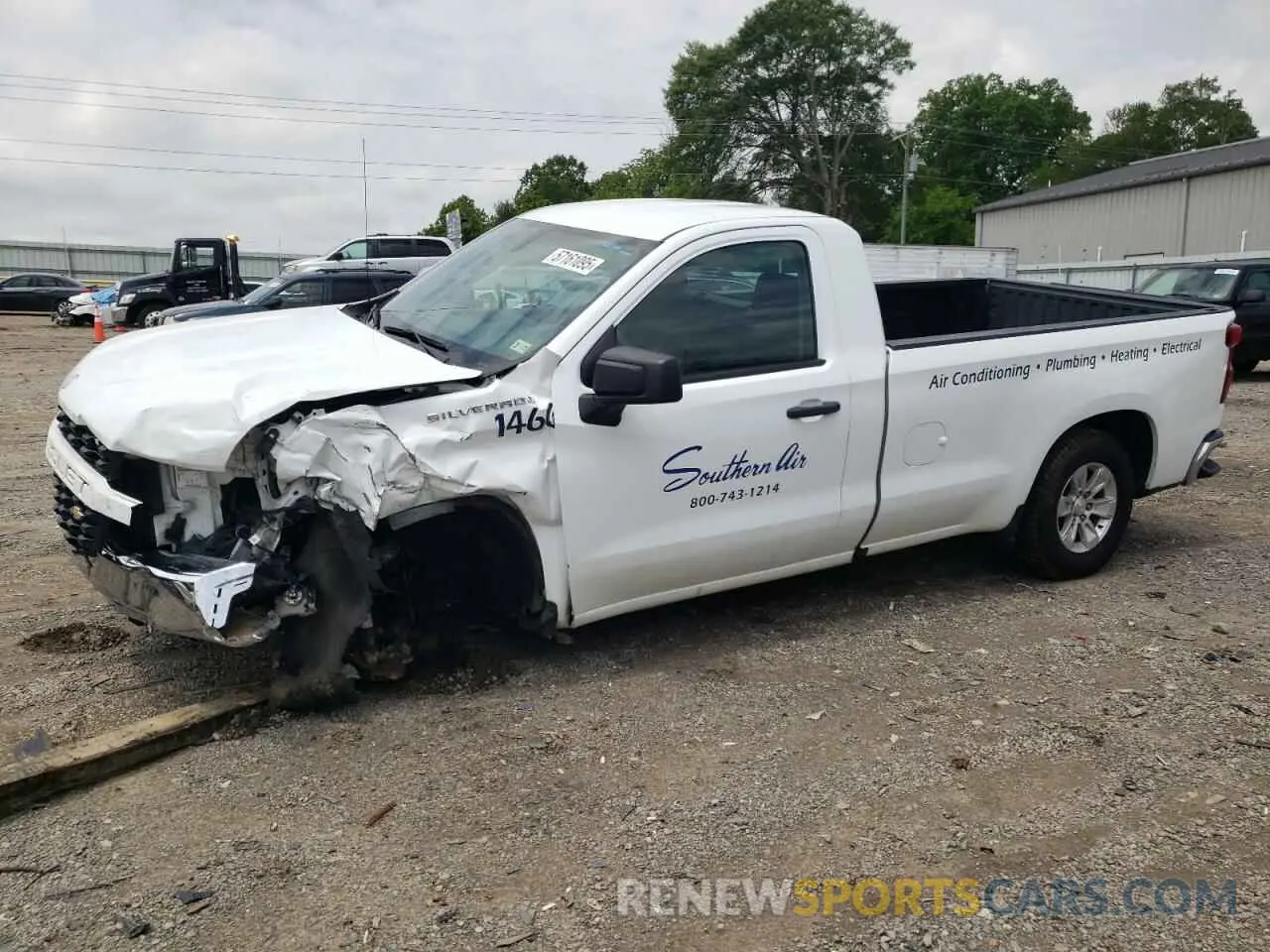 1 Photograph of a damaged car 3GCNWAEF4MG466054 CHEVROLET ALL Models 2021