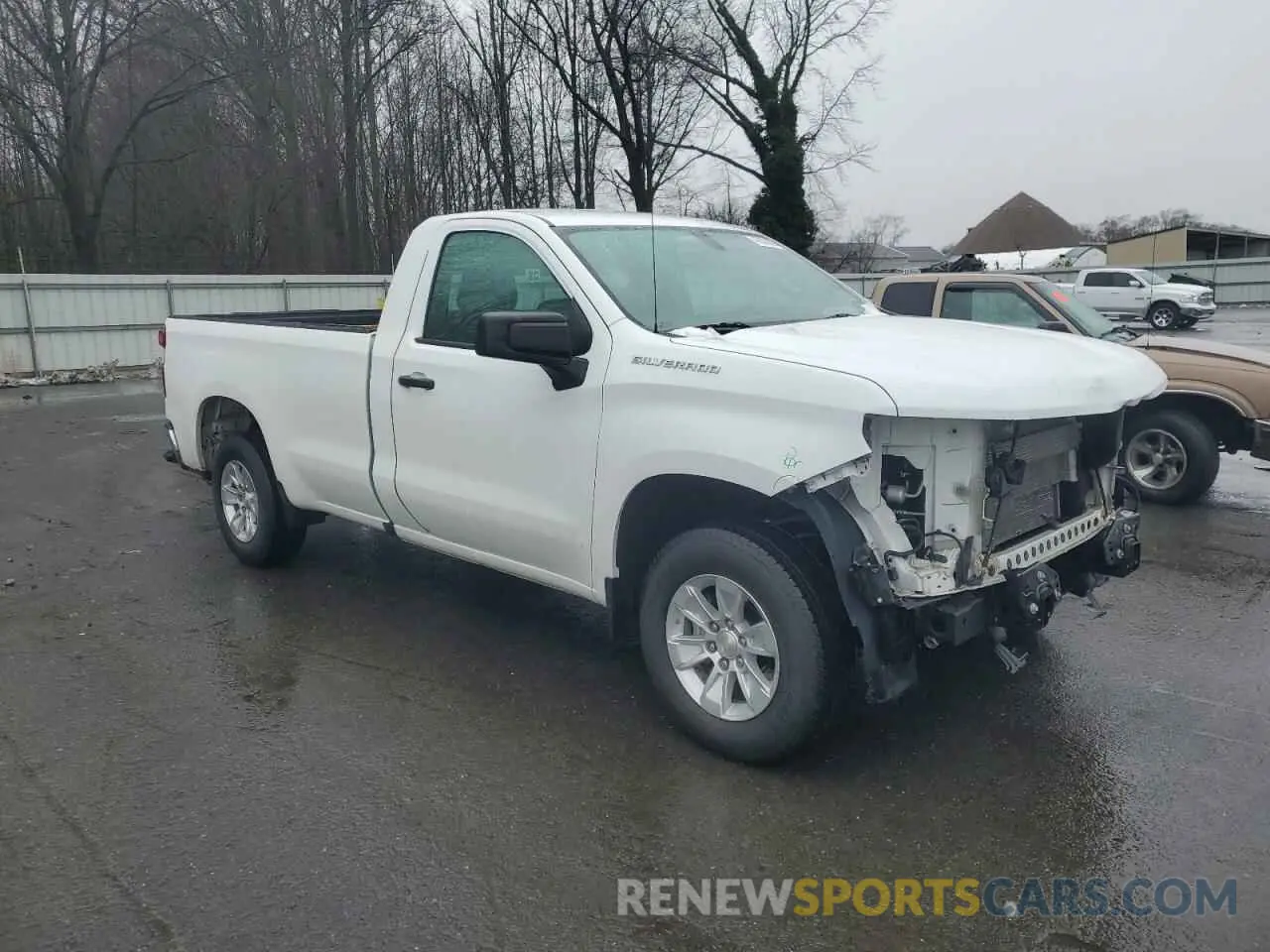 4 Photograph of a damaged car 3GCNWAEF5MG343296 CHEVROLET ALL Models 2021