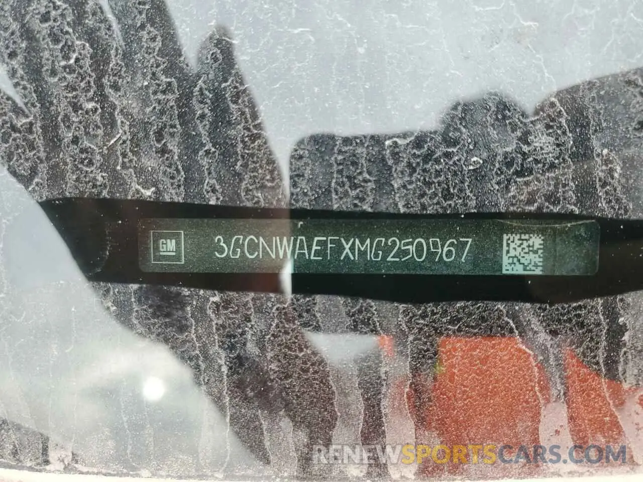 12 Photograph of a damaged car 3GCNWAEFXMG250967 CHEVROLET ALL Models 2021