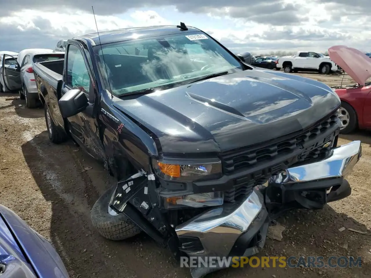 4 Photograph of a damaged car 3GCNYAEK8MG392564 CHEVROLET ALL Models 2021
