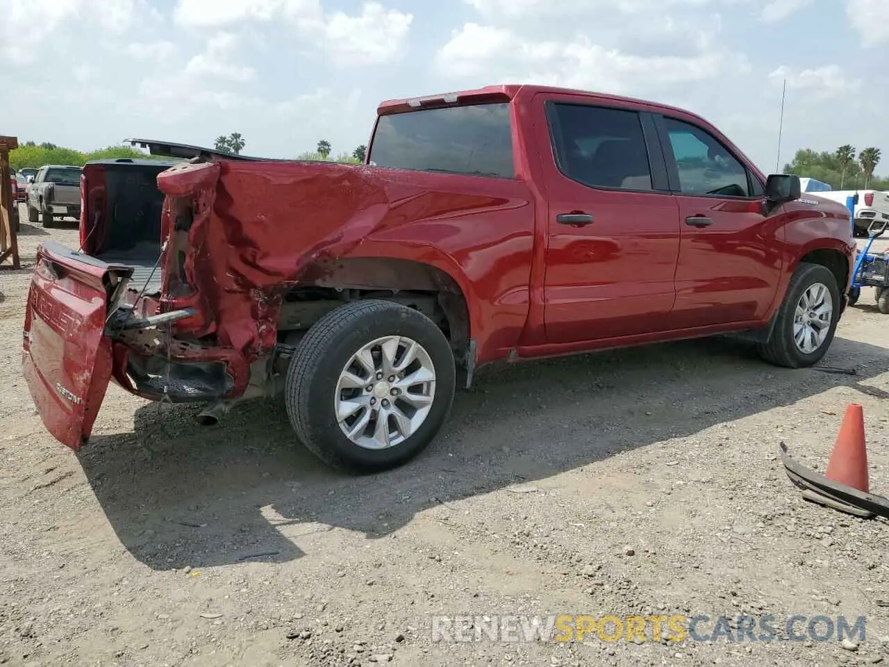 3 Photograph of a damaged car 3GCPWBEK9MG411143 CHEVROLET ALL Models 2021