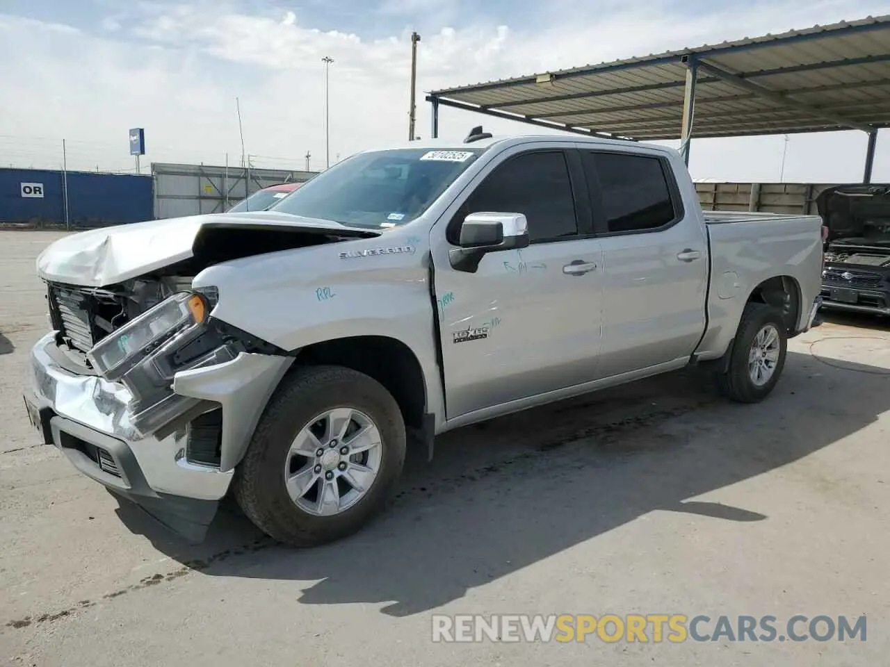 1 Photograph of a damaged car 3GCPWCEK1MG339179 CHEVROLET ALL Models 2021
