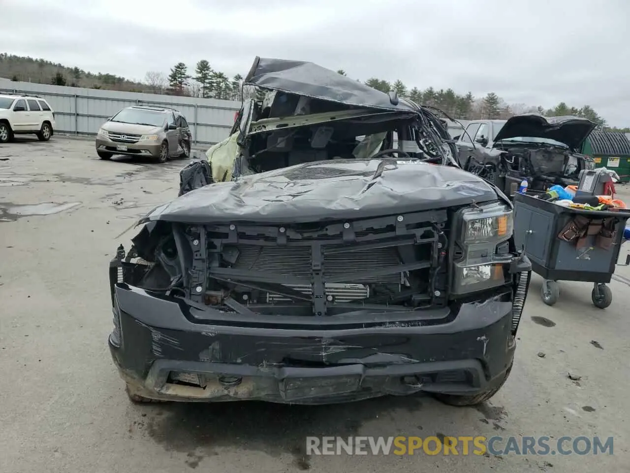 5 Photograph of a damaged car 3GCPYBEK5MG274020 CHEVROLET ALL Models 2021