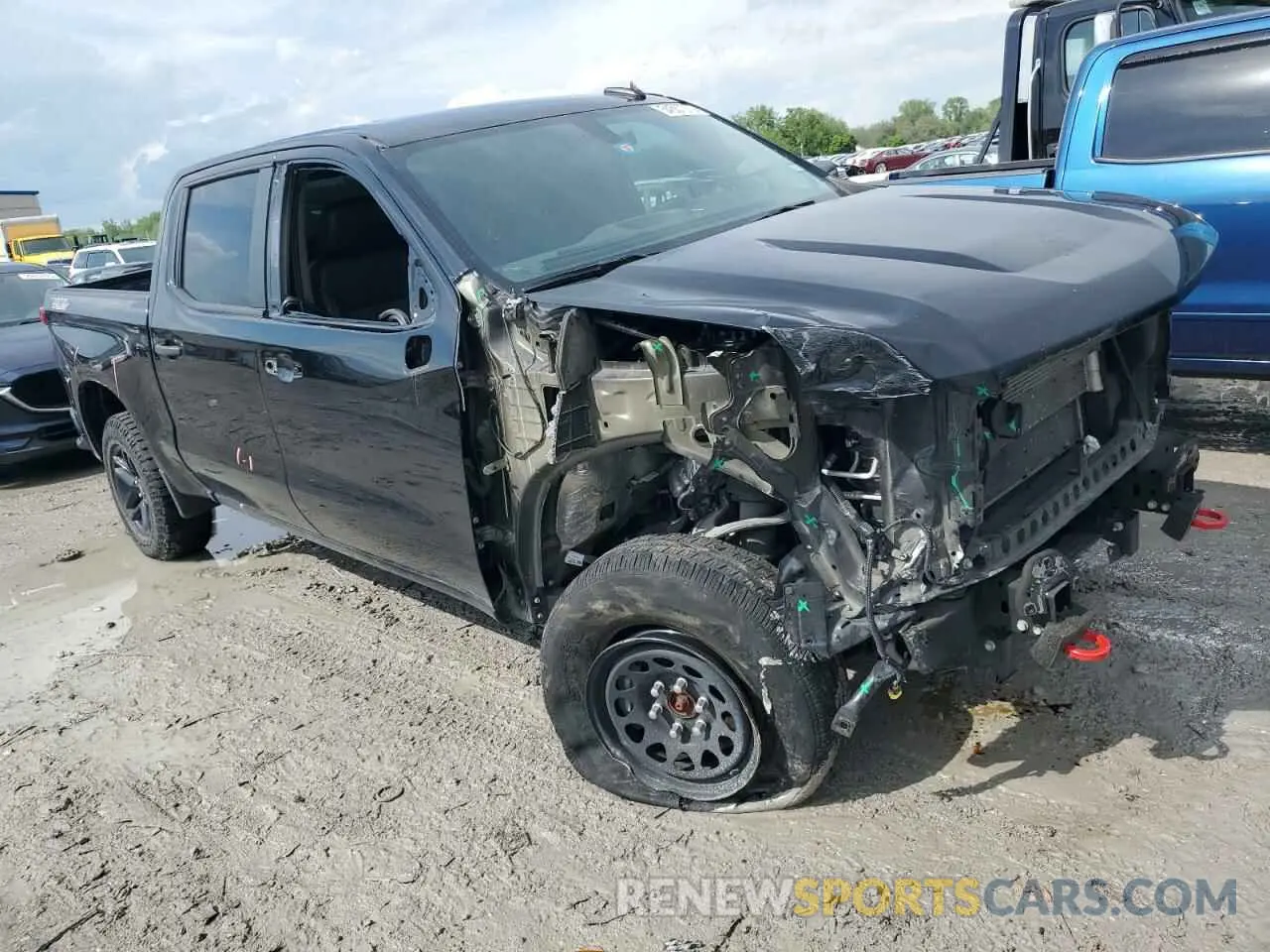 4 Photograph of a damaged car 3GCPYCEF1MG455351 CHEVROLET ALL Models 2021