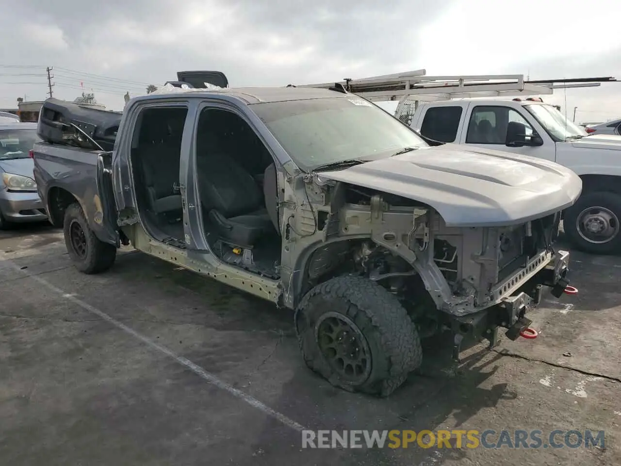 4 Photograph of a damaged car 3GCPYCEF1MG466883 CHEVROLET ALL Models 2021