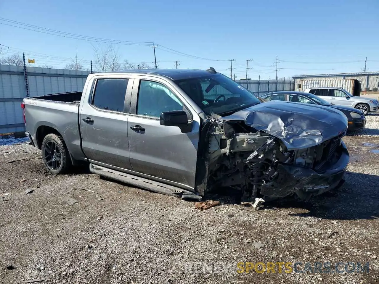 4 Photograph of a damaged car 3GCPYFED4MG473603 CHEVROLET ALL Models 2021