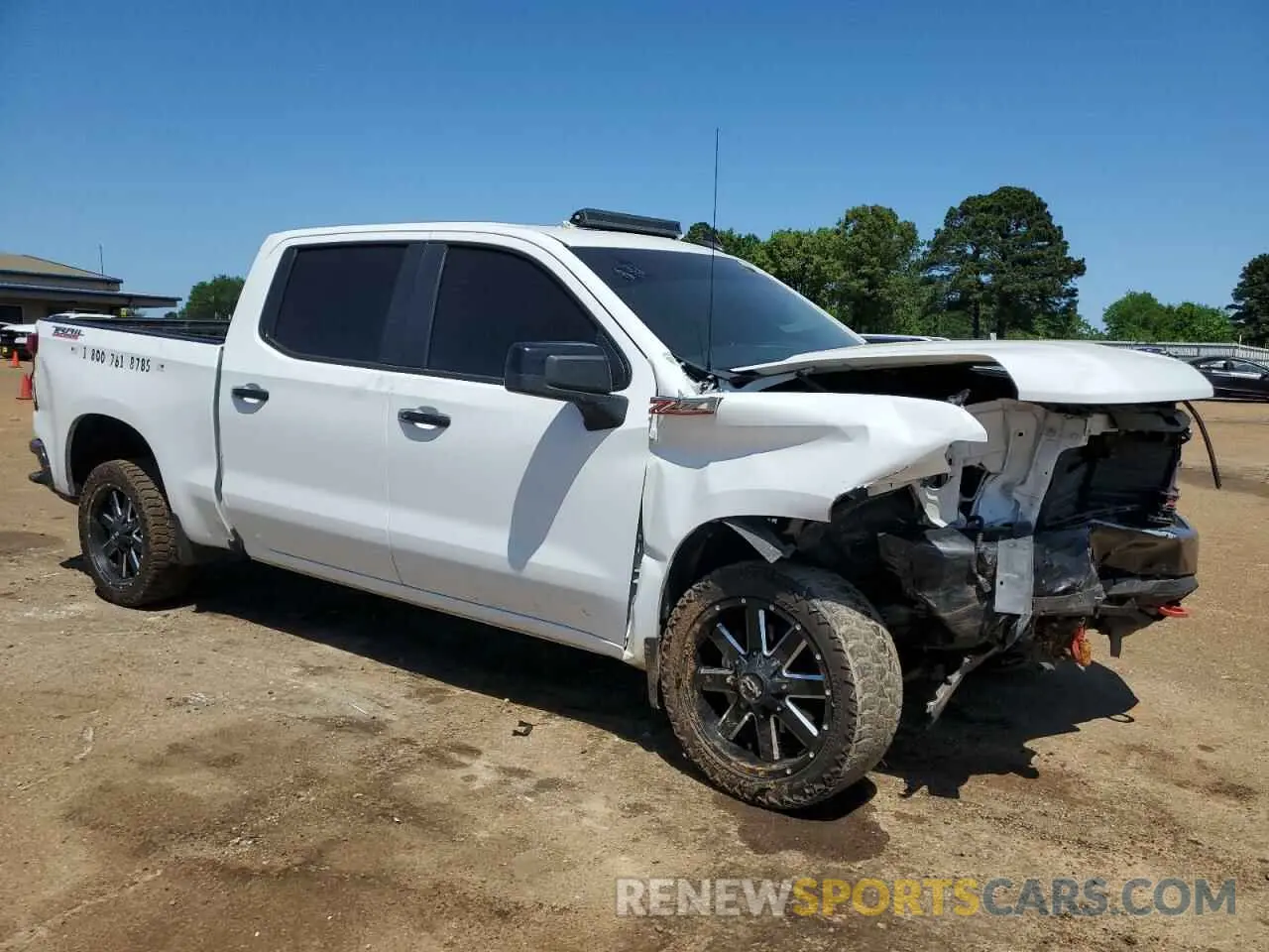 4 Photograph of a damaged car 3GCPYFED5MG352384 CHEVROLET ALL Models 2021