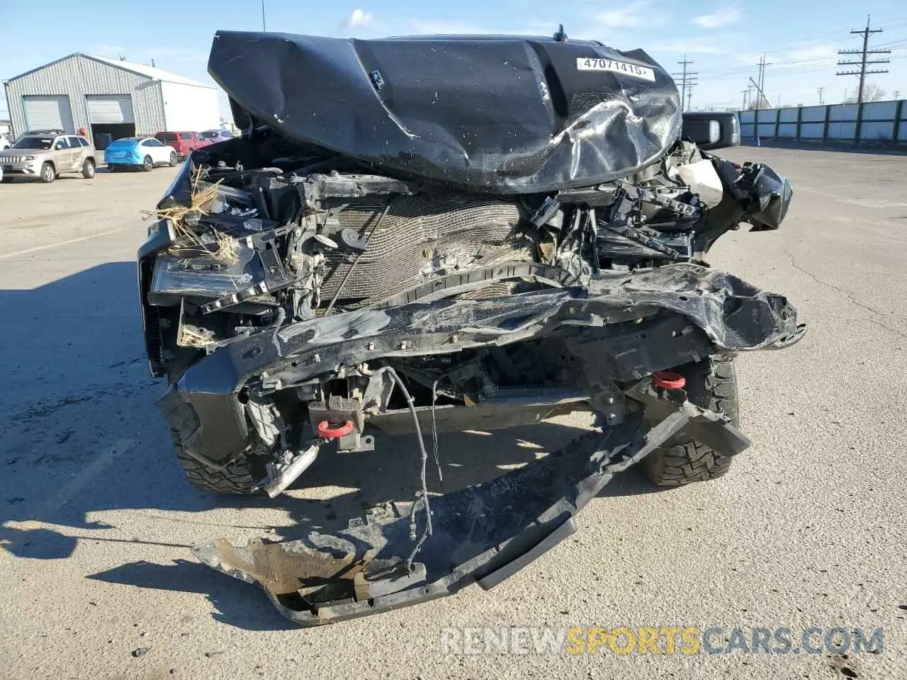 5 Photograph of a damaged car 3GCPYFEL2MG108277 CHEVROLET ALL Models 2021