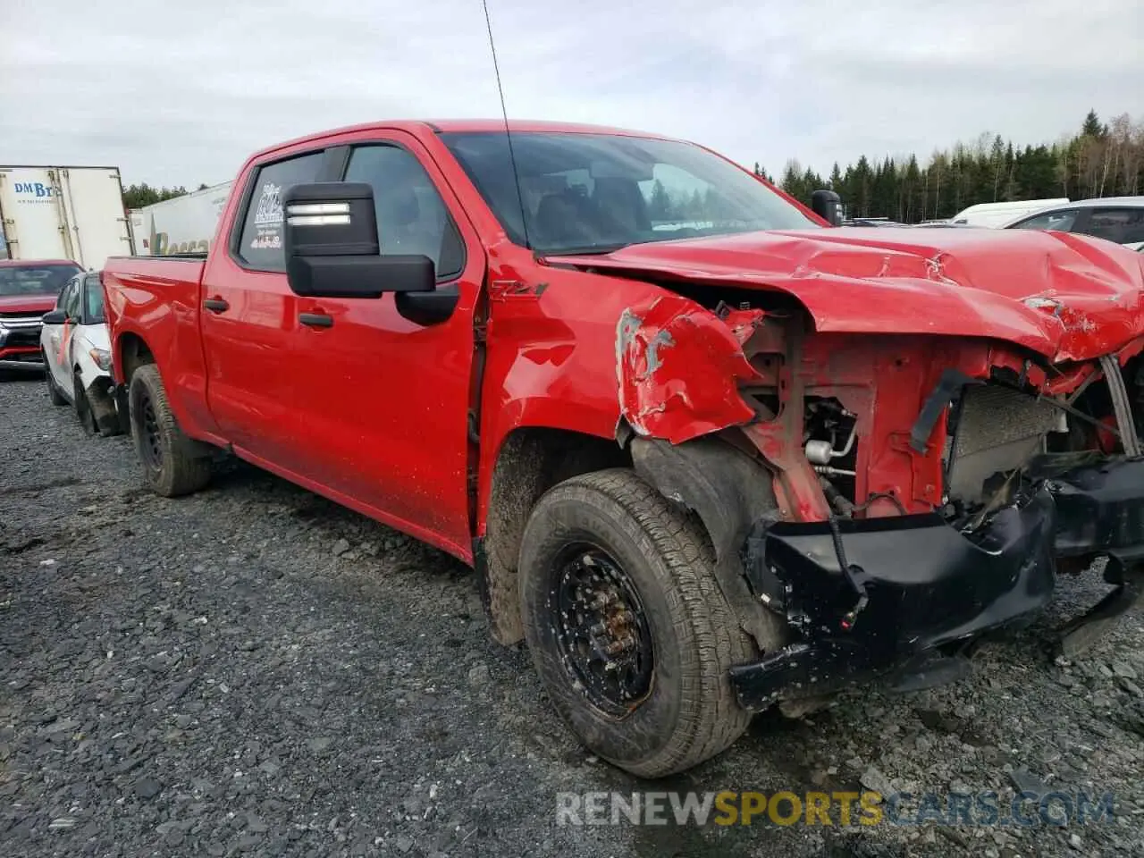 4 Photograph of a damaged car 3GCUYAEF1MG206765 CHEVROLET ALL Models 2021