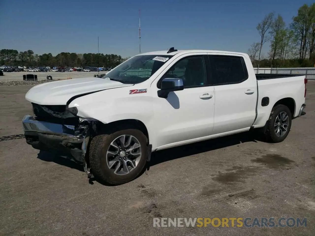 1 Photograph of a damaged car 3GCUYDED3MG121684 CHEVROLET ALL Models 2021
