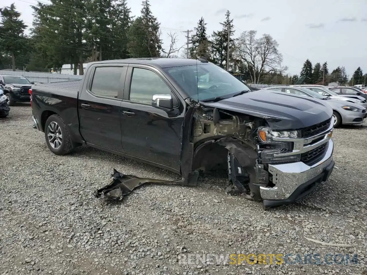 4 Photograph of a damaged car 3GCUYDED9MG295923 CHEVROLET ALL Models 2021