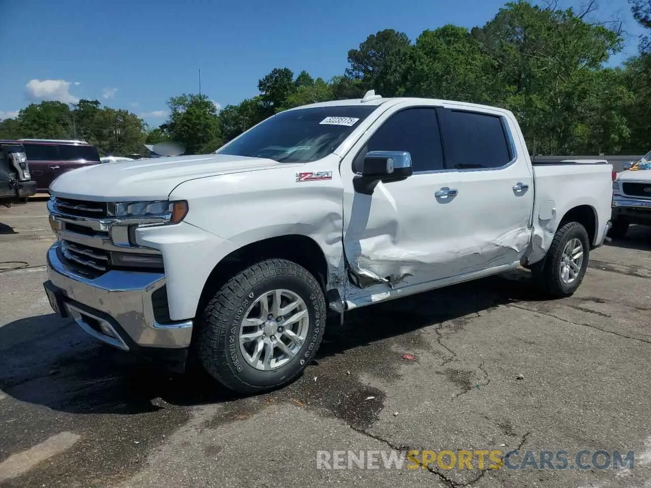 1 Photograph of a damaged car 3GCUYGED4MG345127 CHEVROLET All Models 2021