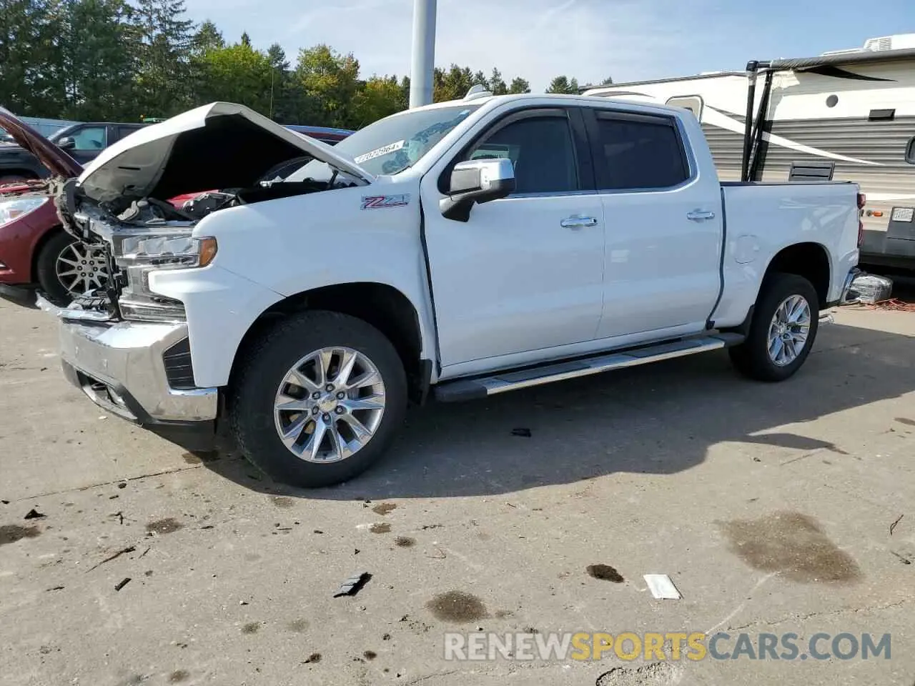 1 Photograph of a damaged car 3GCUYGED5MG327963 CHEVROLET ALL Models 2021