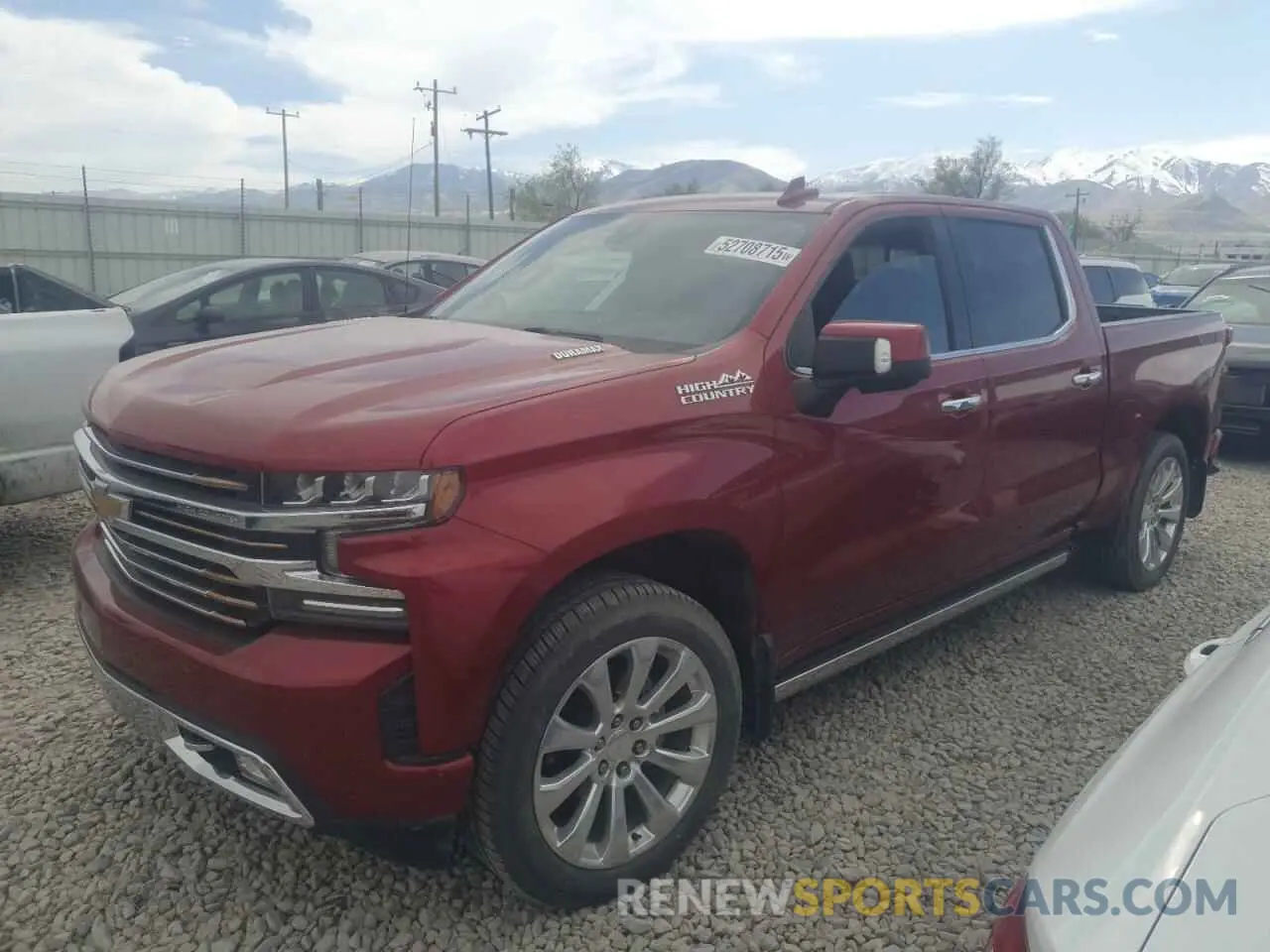 1 Photograph of a damaged car 3GCUYHET2MG141357 CHEVROLET ALL Models 2021