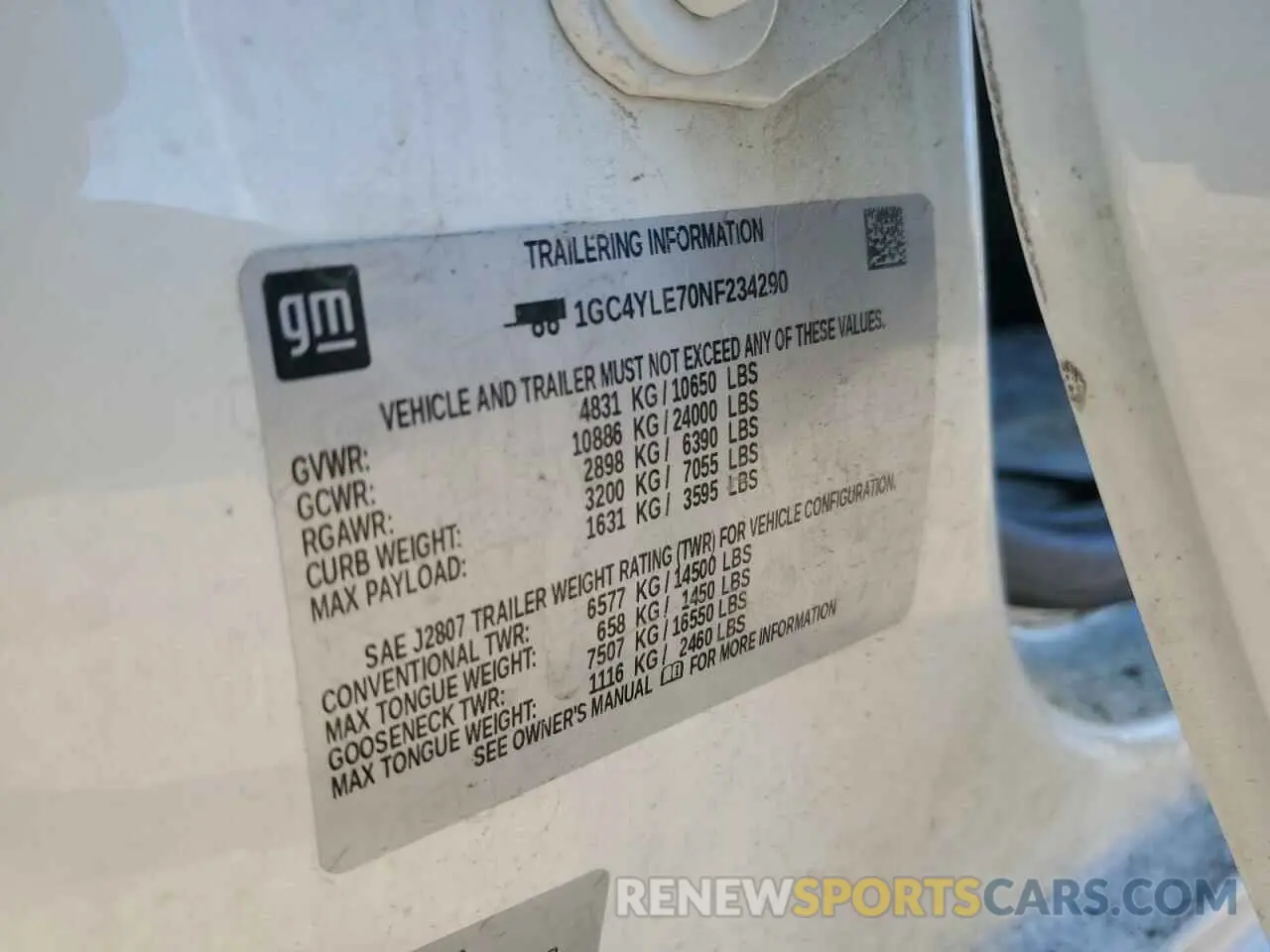 12 Photograph of a damaged car 1GC4YLE70NF234290 CHEVROLET ALL Models 2022