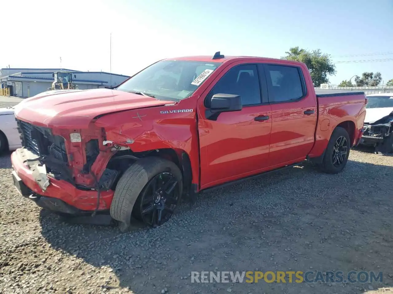 1 Photograph of a damaged car 1GCPABEK0NZ516377 CHEVROLET ALL Models 2022