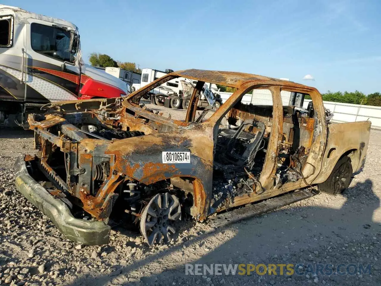 1 Photograph of a damaged car 1GCPACED8NZ615634 CHEVROLET ALL Models 2022