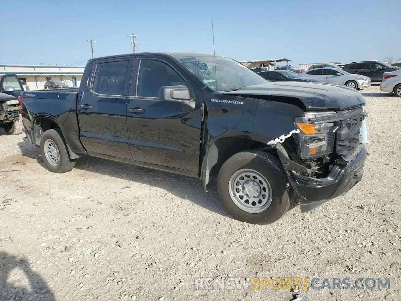 4 Photograph of a damaged car 1GCPDAEK1NZ615095 CHEVROLET ALL Models 2022