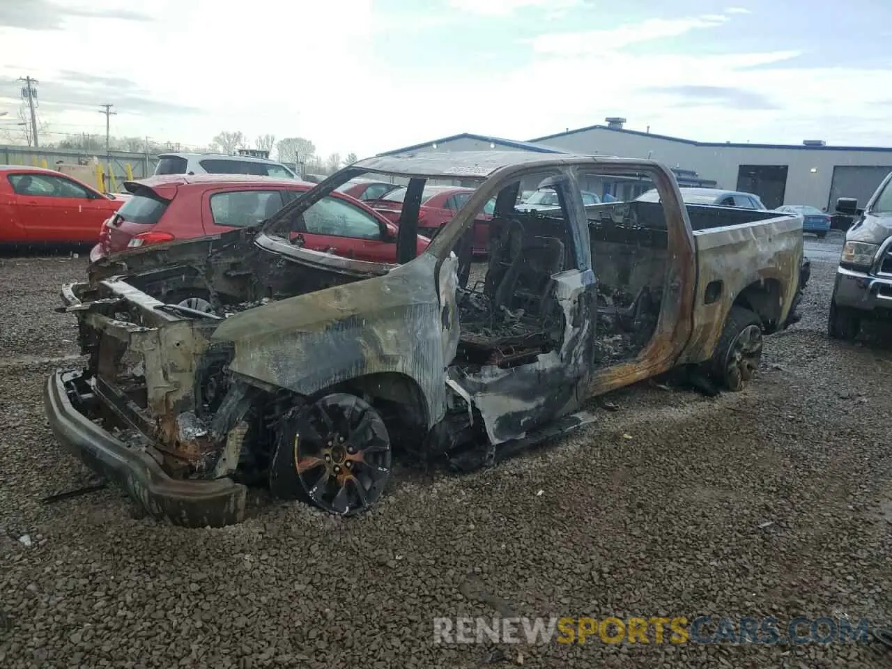 1 Photograph of a damaged car 1GCPDBEK1NZ587403 CHEVROLET ALL Models 2022