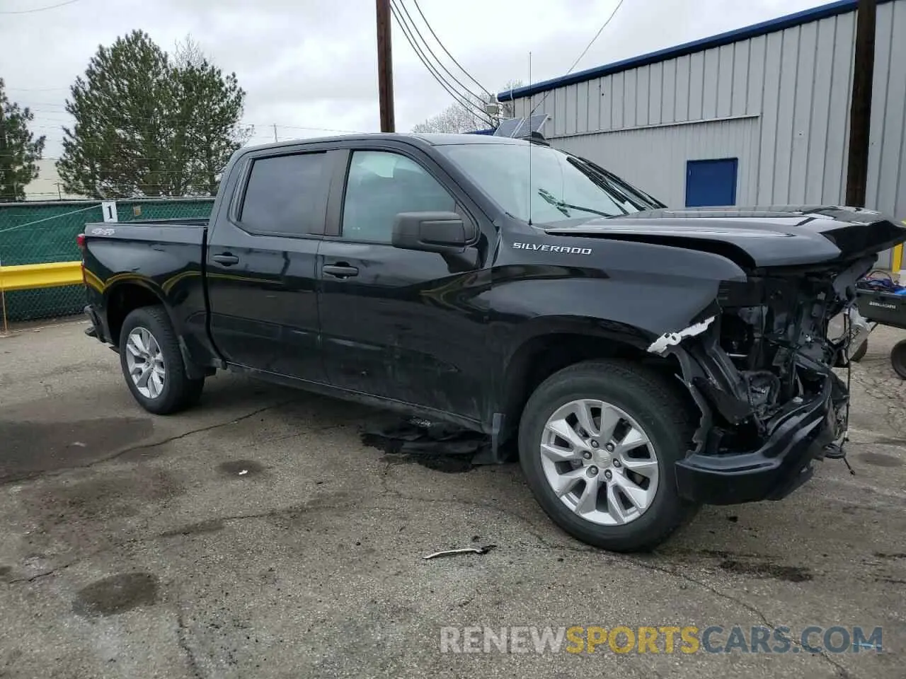 4 Photograph of a damaged car 1GCPDBEK6NZ590510 CHEVROLET ALL Models 2022
