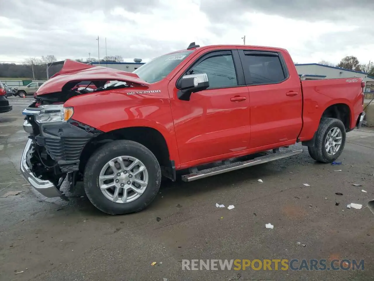 1 Photograph of a damaged car 1GCPDDEK0NZ524093 CHEVROLET ALL Models 2022