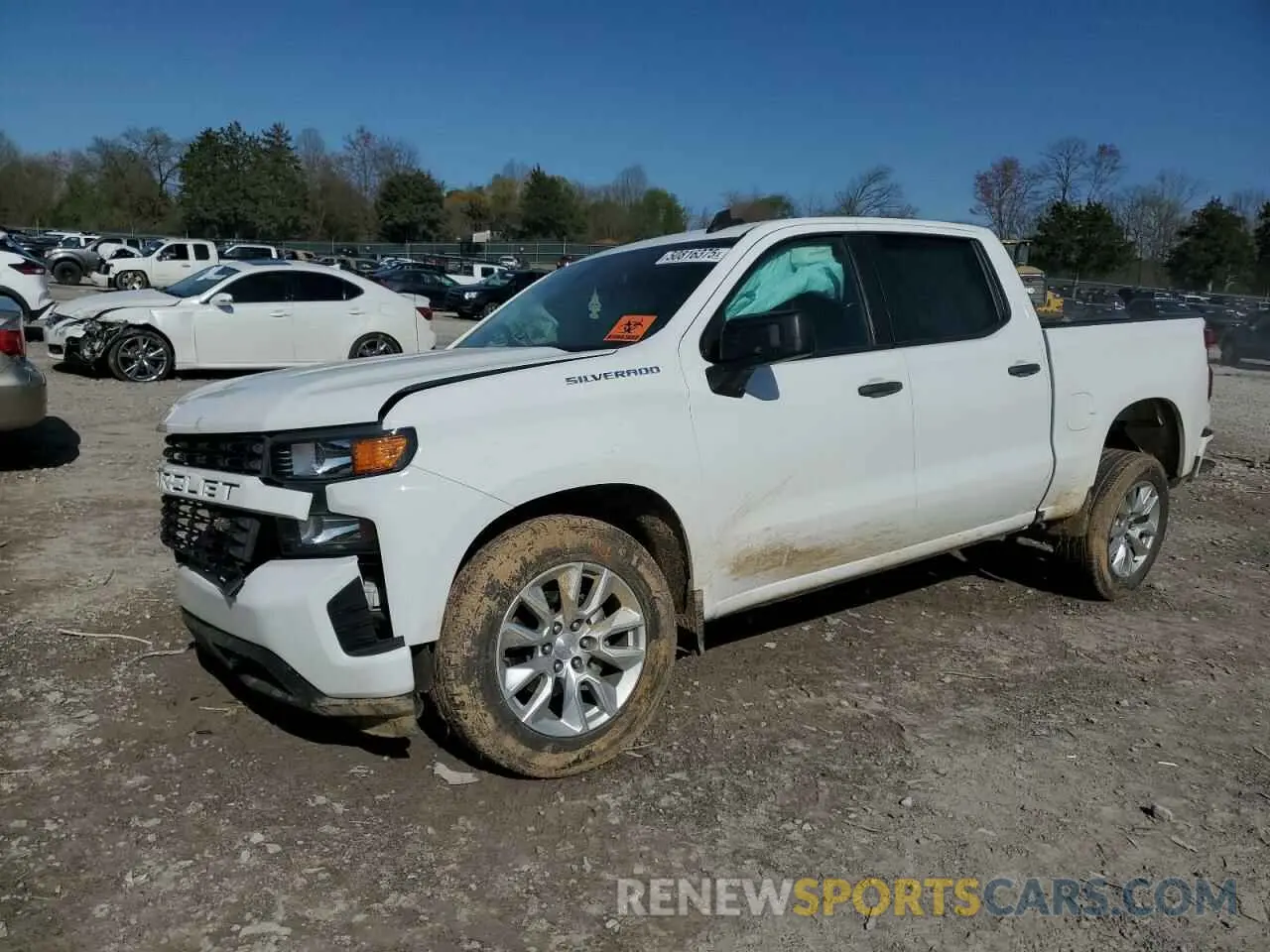 1 Photograph of a damaged car 1GCPWBEK0NZ140135 CHEVROLET ALL Models 2022