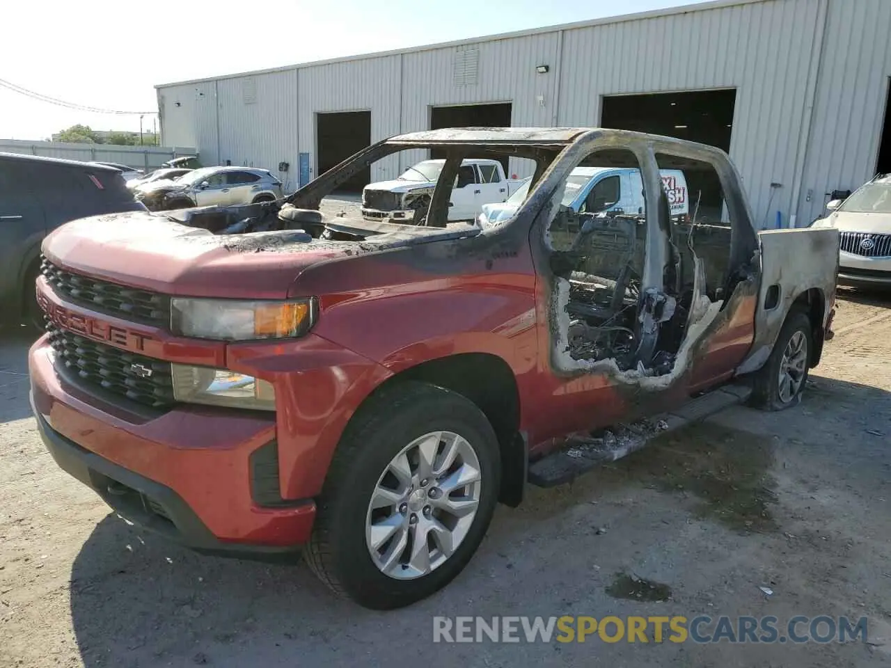 1 Photograph of a damaged car 1GCPWBEK4NZ236768 CHEVROLET ALL Models 2022