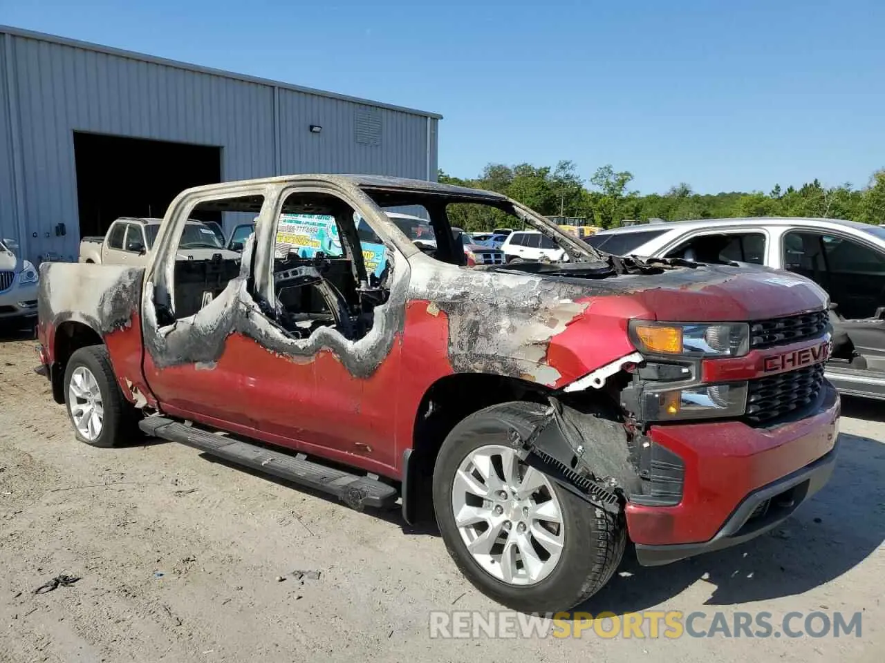 4 Photograph of a damaged car 1GCPWBEK4NZ236768 CHEVROLET ALL Models 2022