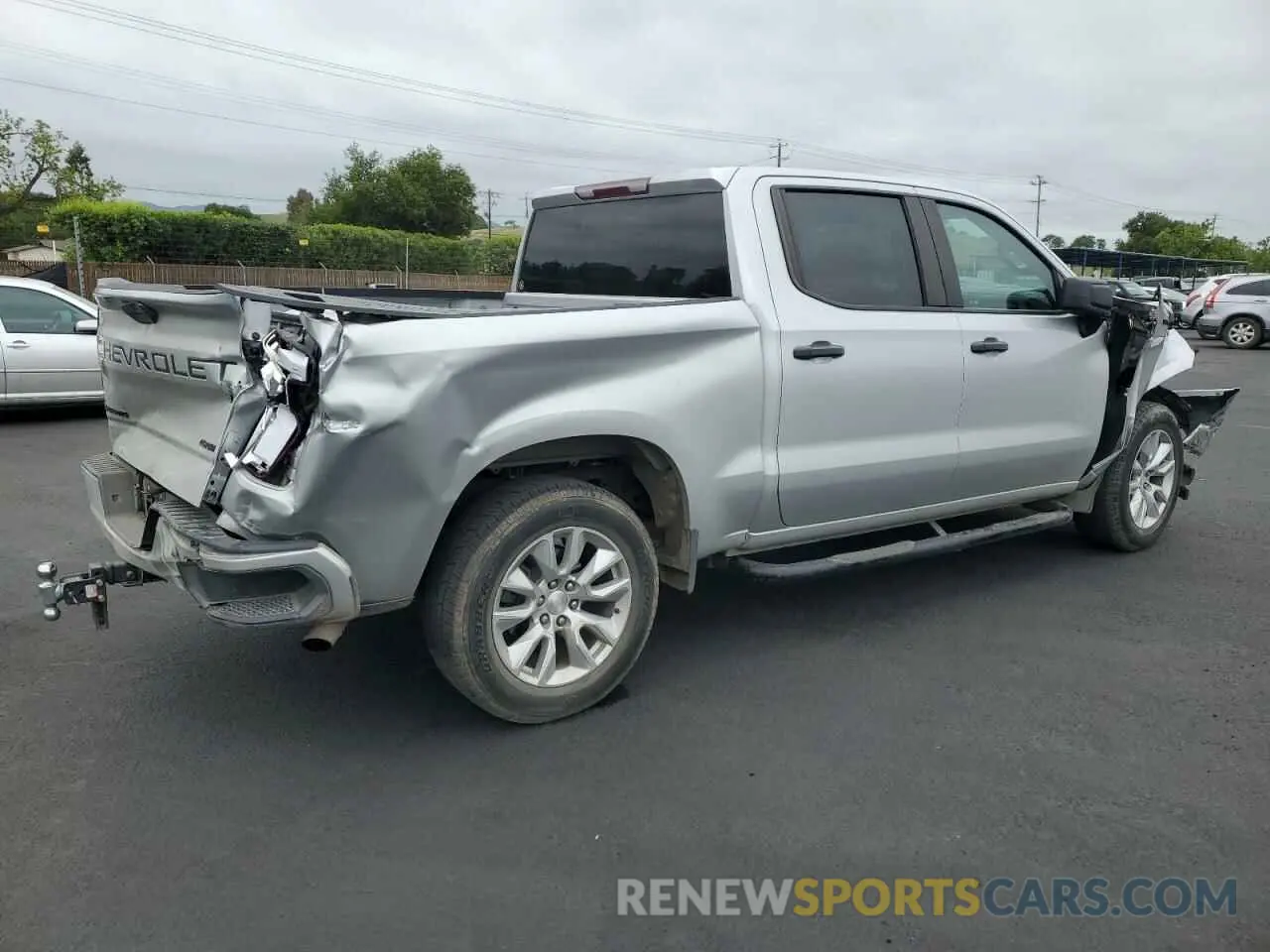 3 Photograph of a damaged car 1GCPWBEK8NZ205698 CHEVROLET ALL Models 2022