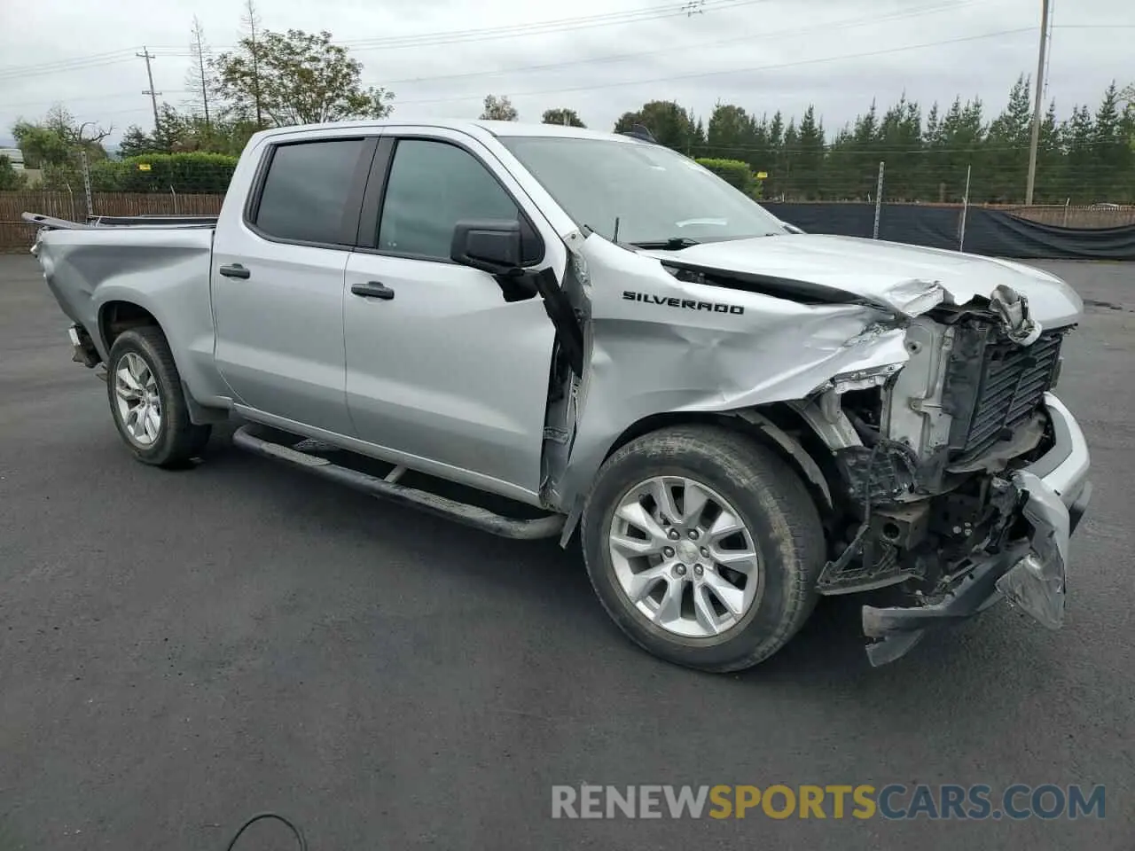 4 Photograph of a damaged car 1GCPWBEK8NZ205698 CHEVROLET ALL Models 2022