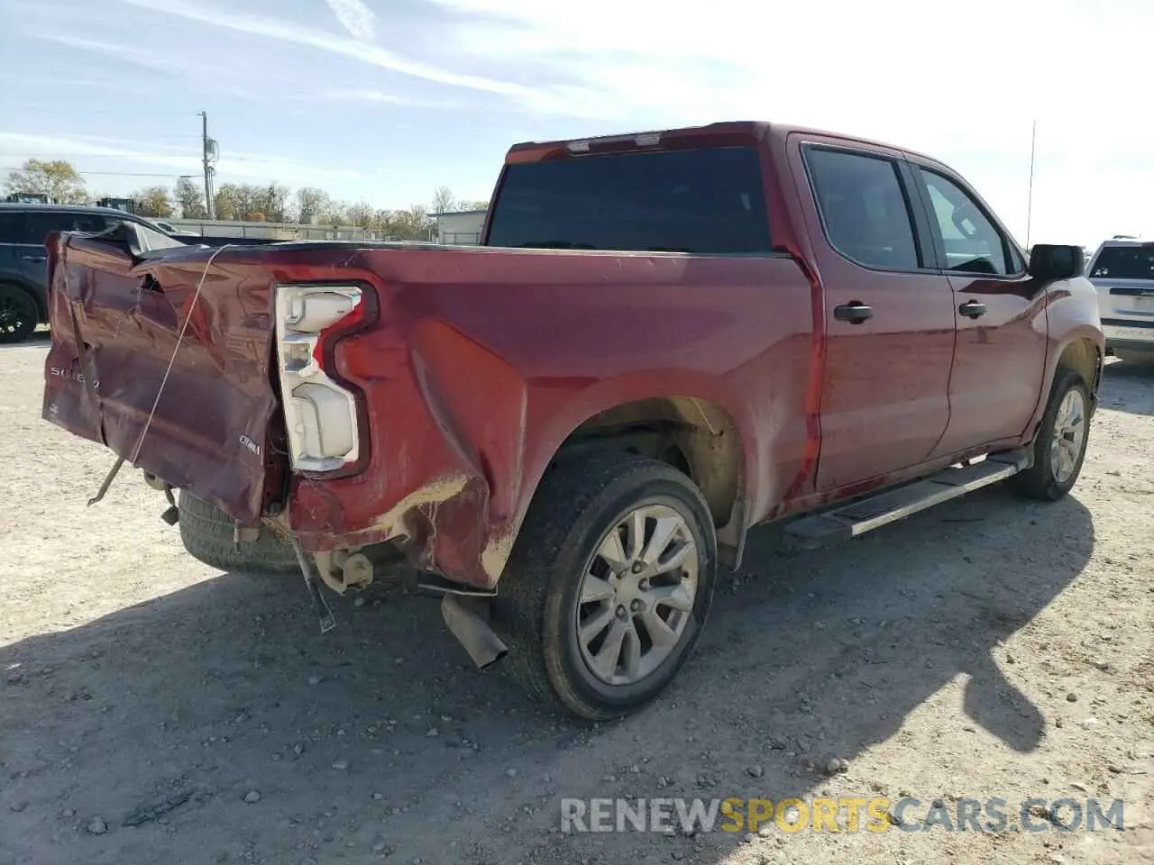 3 Photograph of a damaged car 1GCPWBEK9NZ113225 CHEVROLET ALL Models 2022