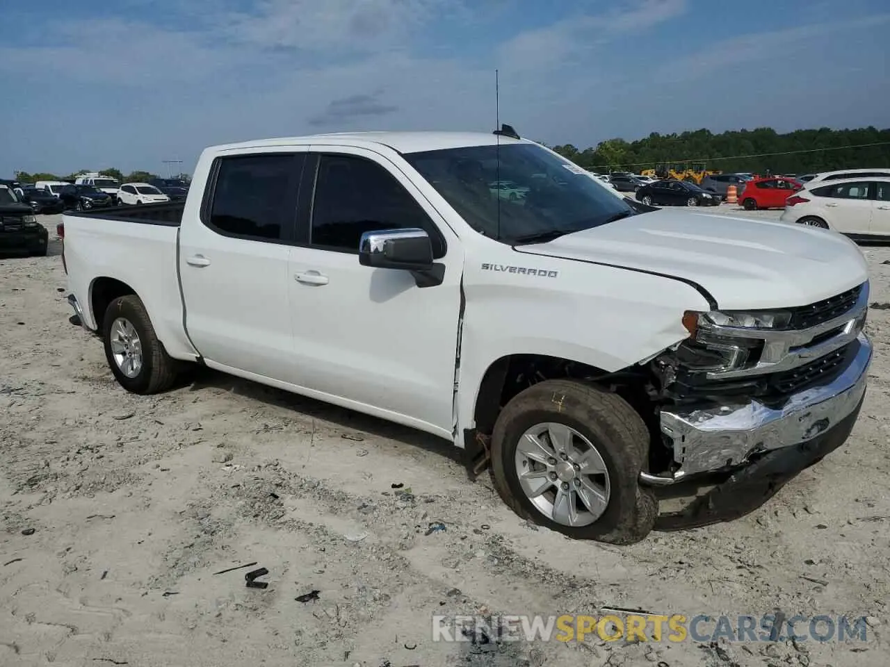 4 Photograph of a damaged car 1GCPWCEK3NZ146193 CHEVROLET ALL Models 2022