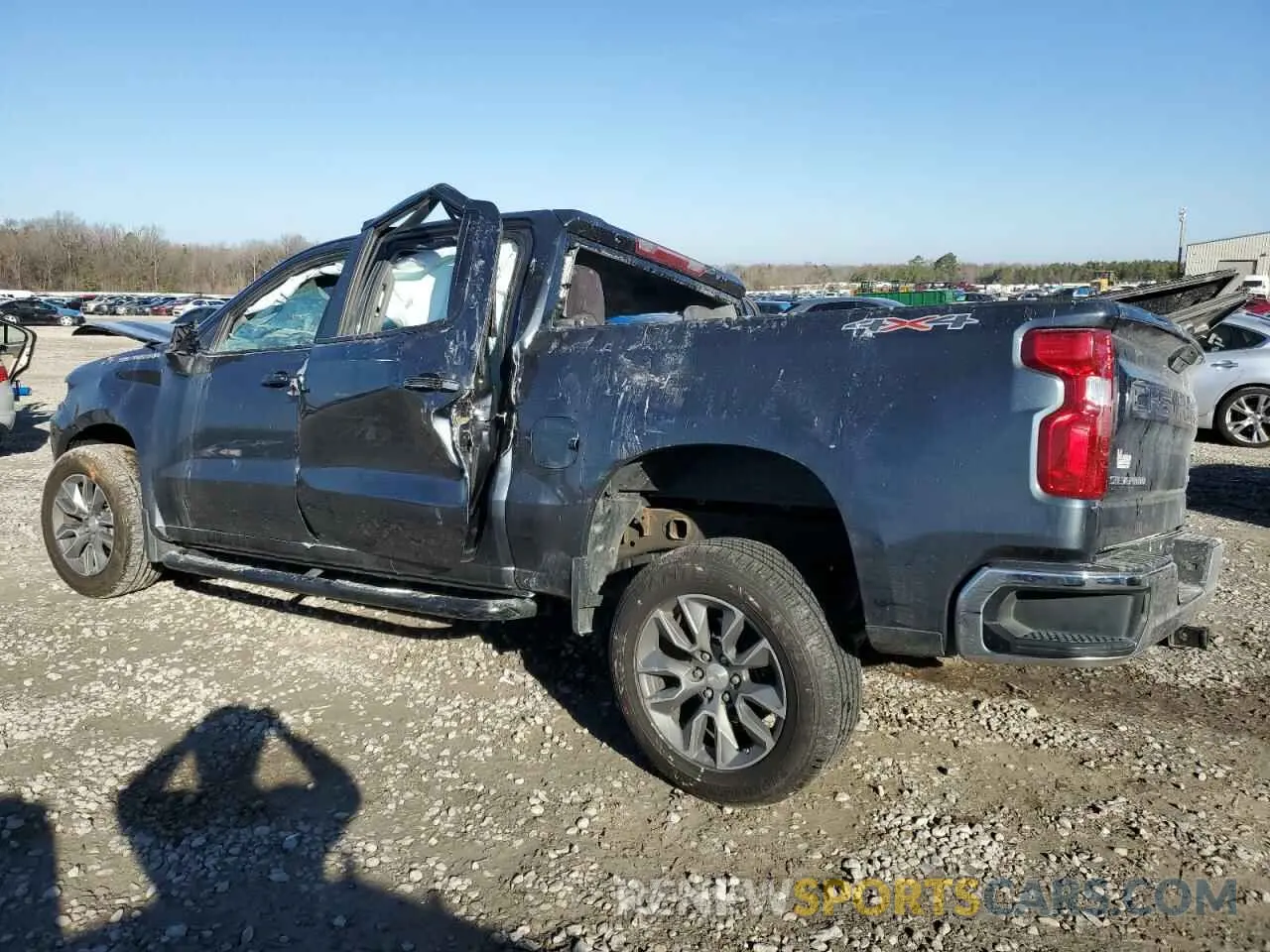 2 Photograph of a damaged car 1GCPYJEK1NZ102885 CHEVROLET ALL Models 2022