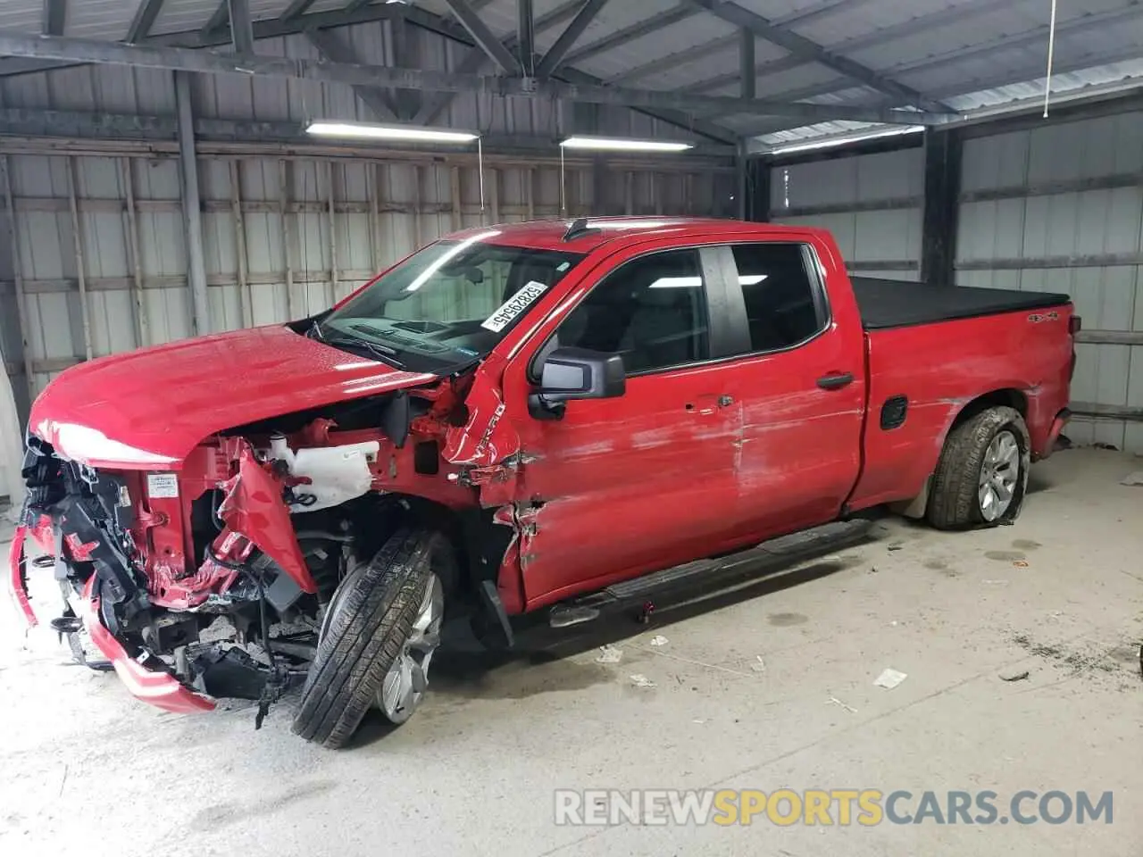 1 Photograph of a damaged car 1GCRDBEK6NZ511460 CHEVROLET ALL Models 2022