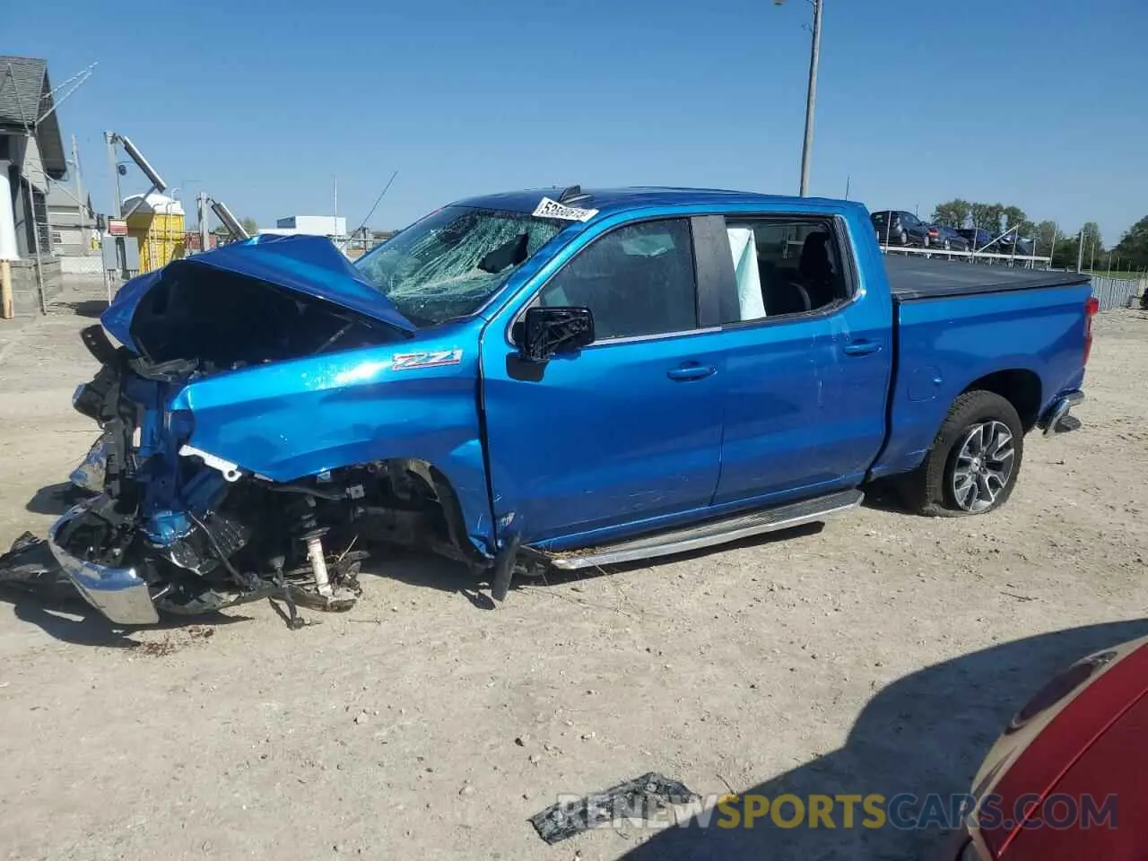 1 Photograph of a damaged car 1GCUDDED5NZ615770 CHEVROLET ALL Models 2022