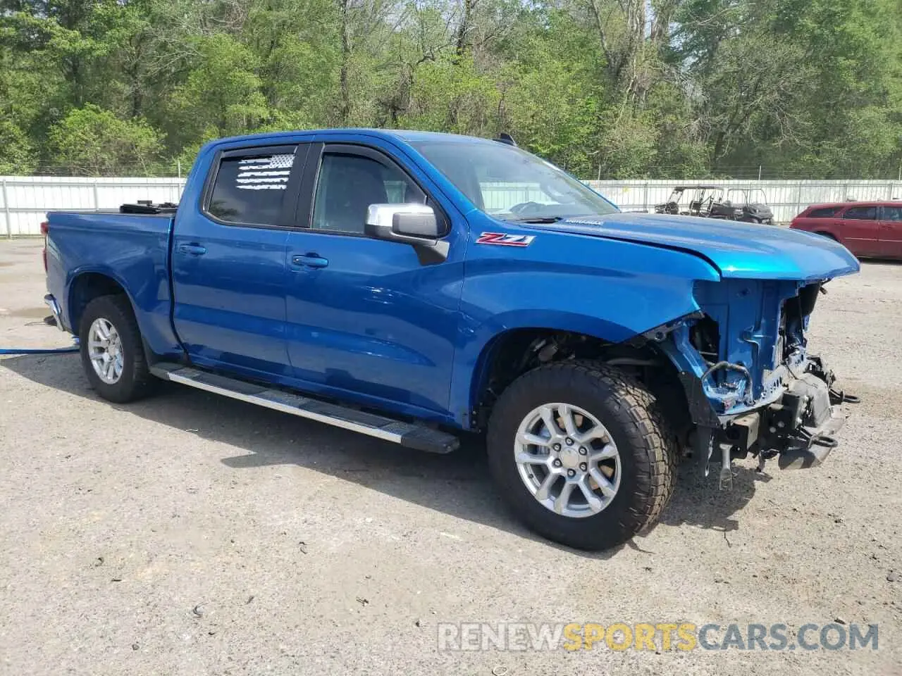 4 Photograph of a damaged car 1GCUDDET8NZ638287 CHEVROLET ALL Models 2022