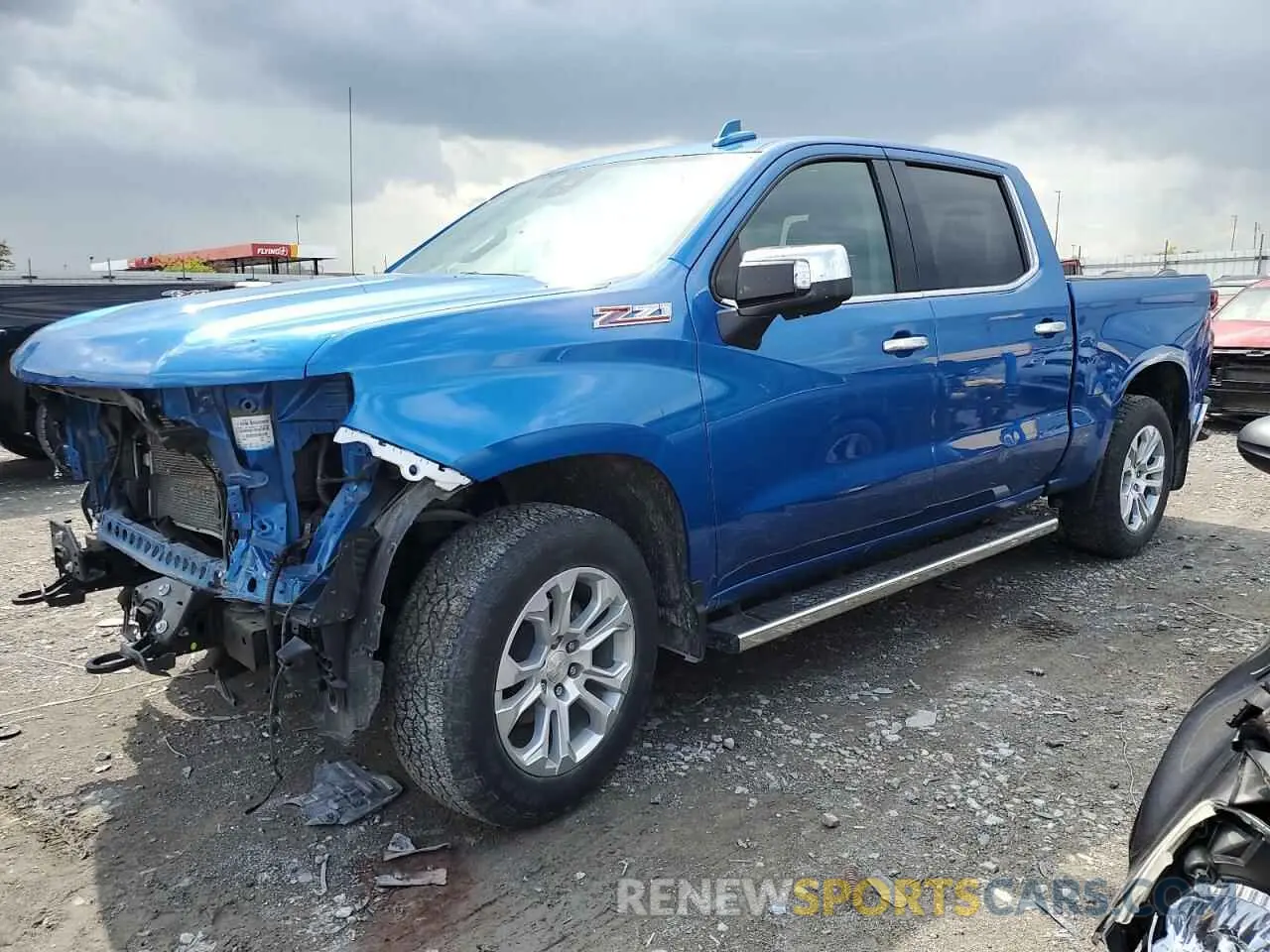 1 Photograph of a damaged car 1GCUDGED4NZ600582 CHEVROLET ALL Models 2022