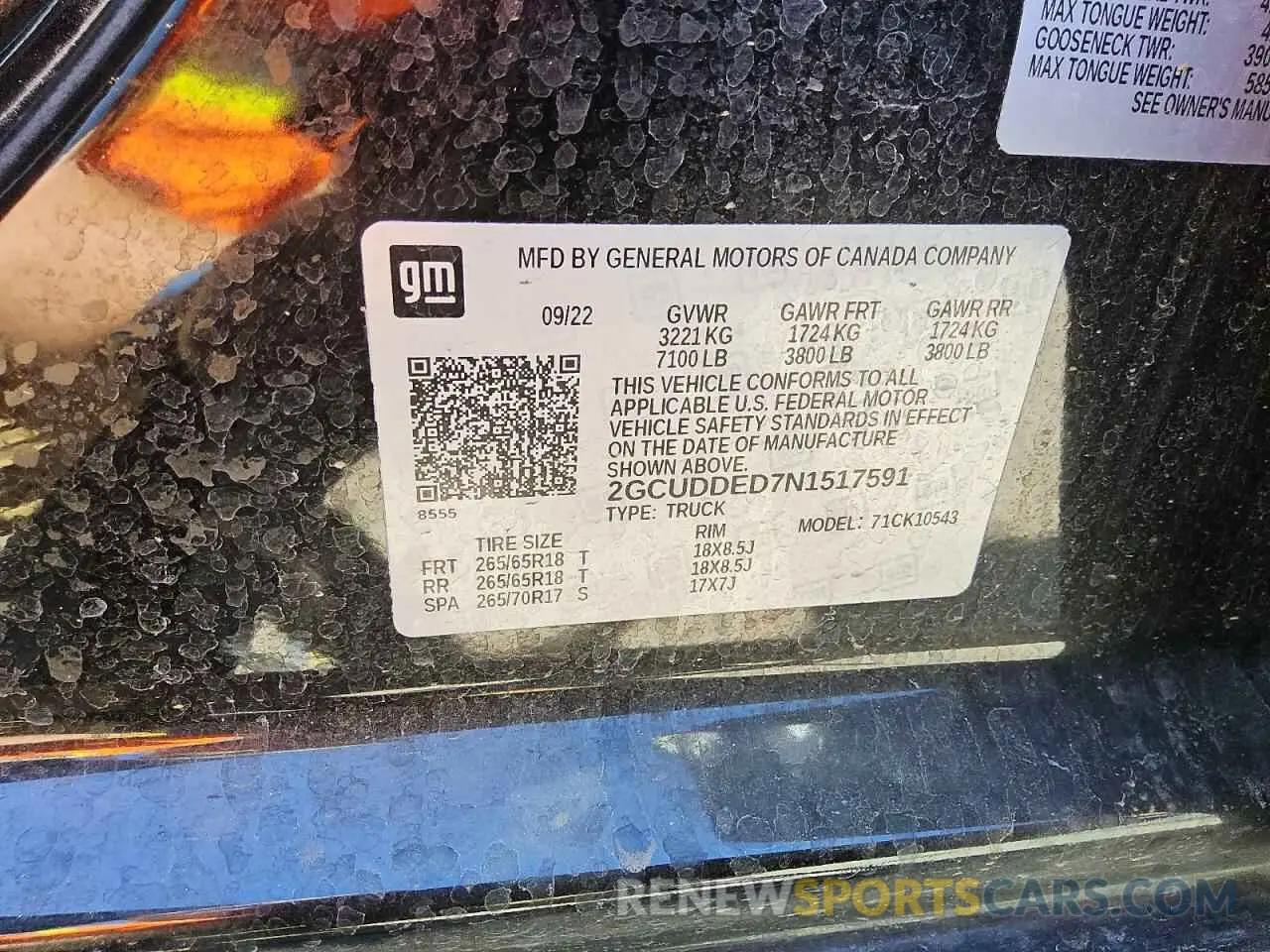 12 Photograph of a damaged car 2GCUDDED7N1517591 CHEVROLET ALL Models 2022