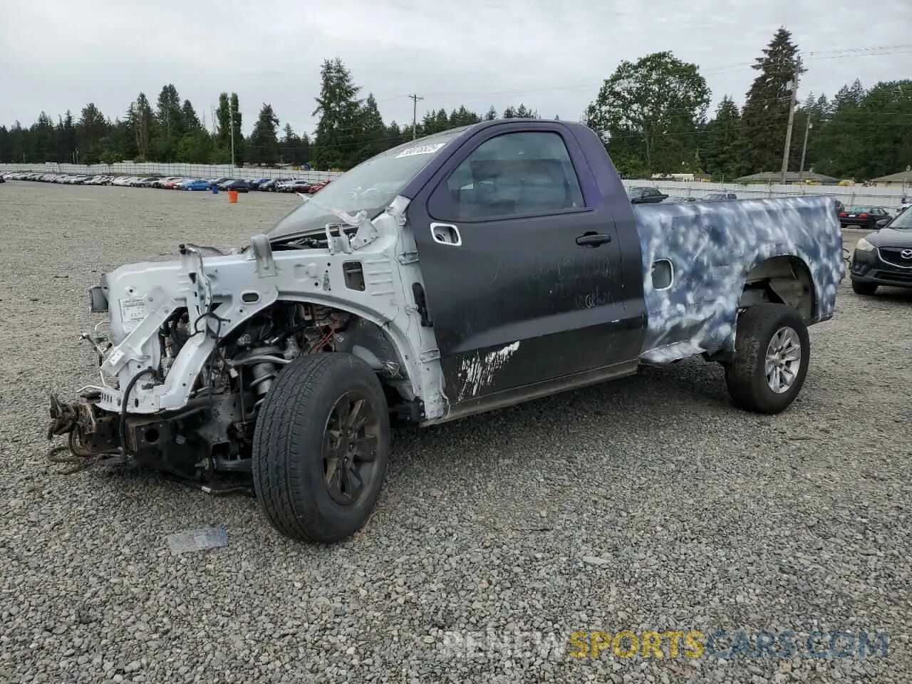 1 Photograph of a damaged car 3GCNAAED6NG638762 CHEVROLET ALL Models 2022