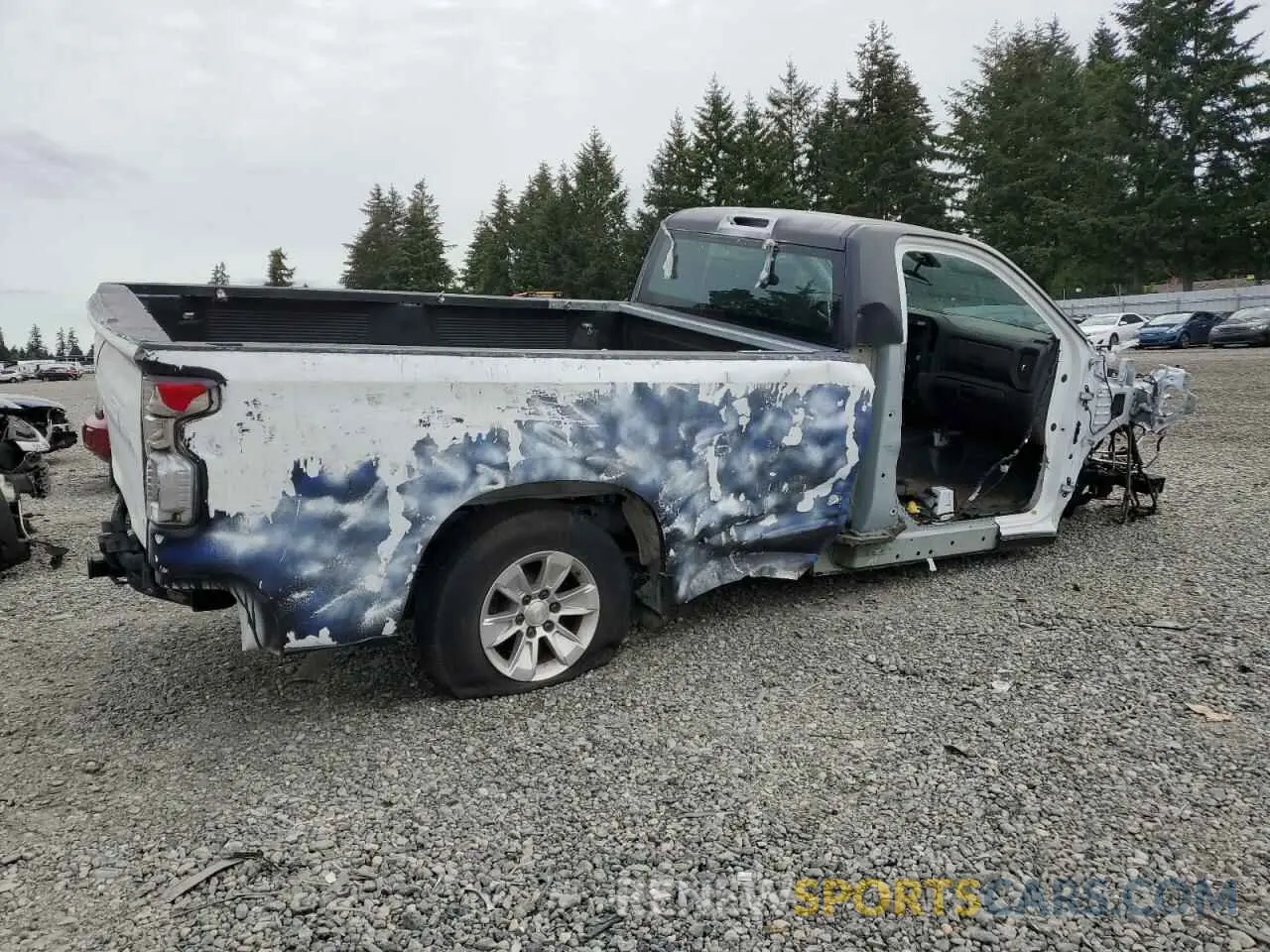 3 Photograph of a damaged car 3GCNAAED6NG638762 CHEVROLET ALL Models 2022