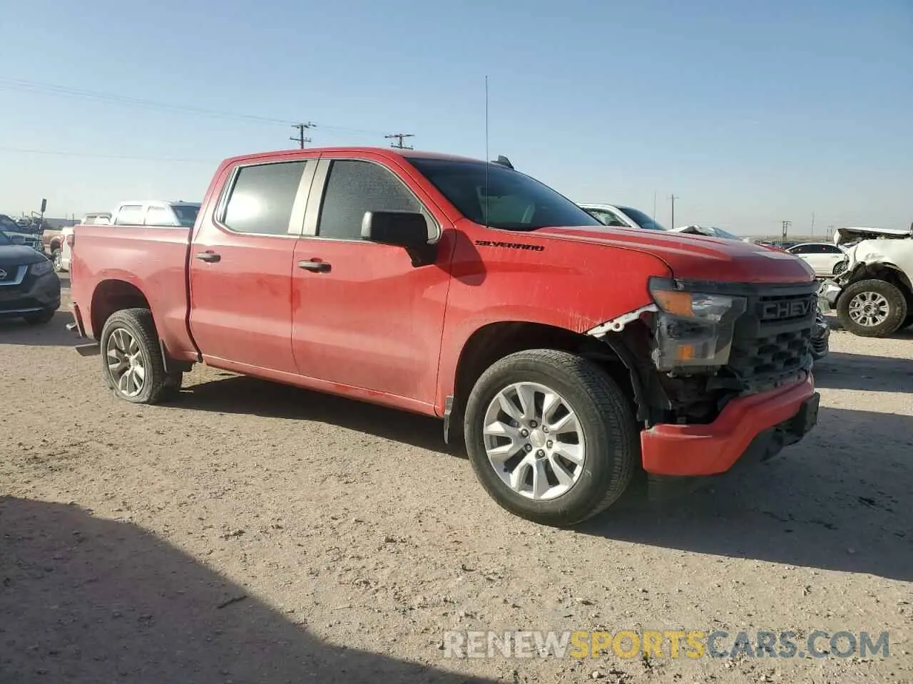 4 Photograph of a damaged car 3GCPABEKXNG597100 CHEVROLET ALL Models 2022