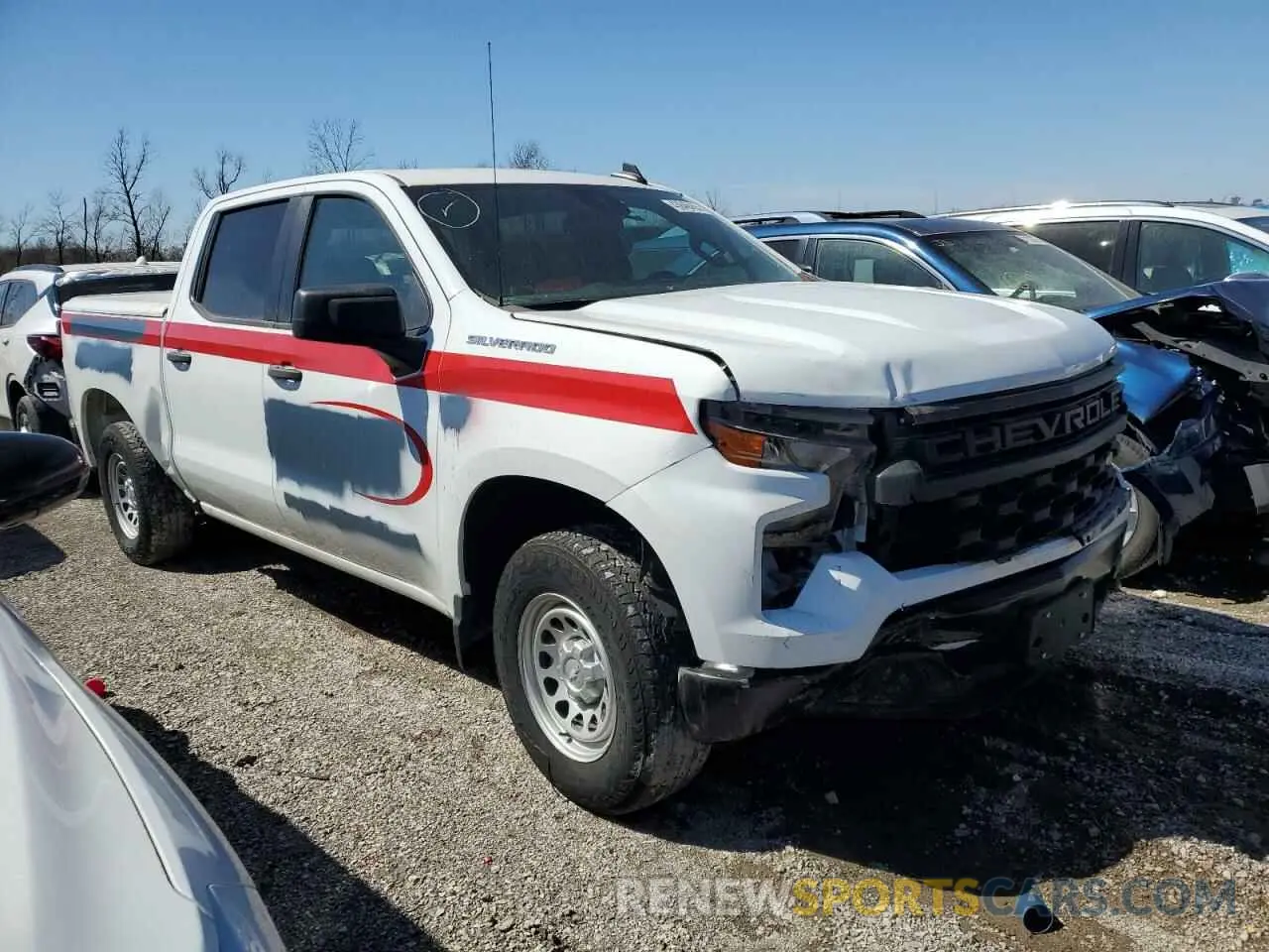 4 Photograph of a damaged car 3GCPDAEK6NG536358 CHEVROLET ALL Models 2022