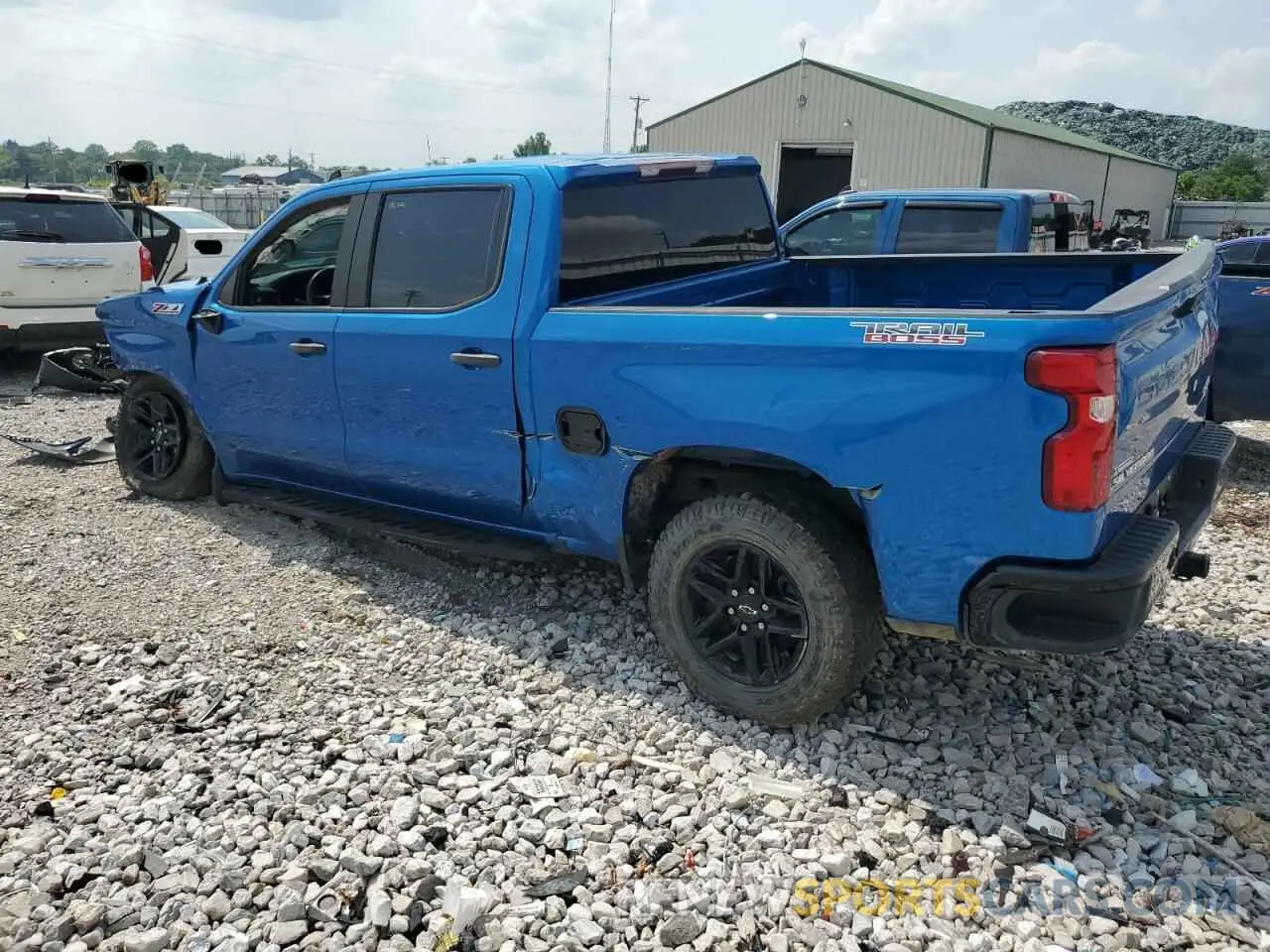2 Photograph of a damaged car 3GCPDCED8NG613826 CHEVROLET ALL Models 2022
