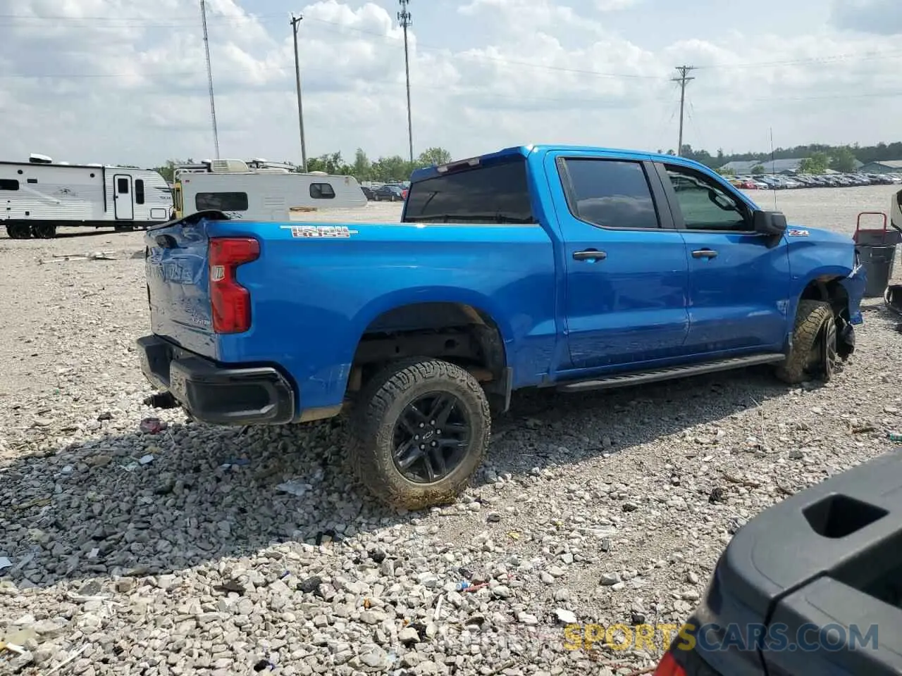 3 Photograph of a damaged car 3GCPDCED8NG613826 CHEVROLET ALL Models 2022