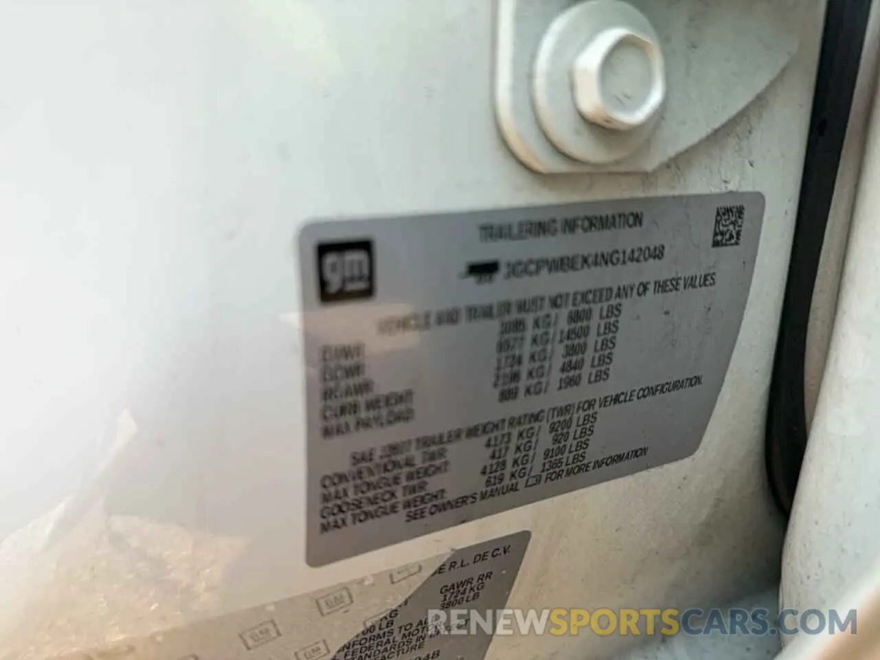12 Photograph of a damaged car 3GCPWBEK4NG142048 CHEVROLET ALL Models 2022