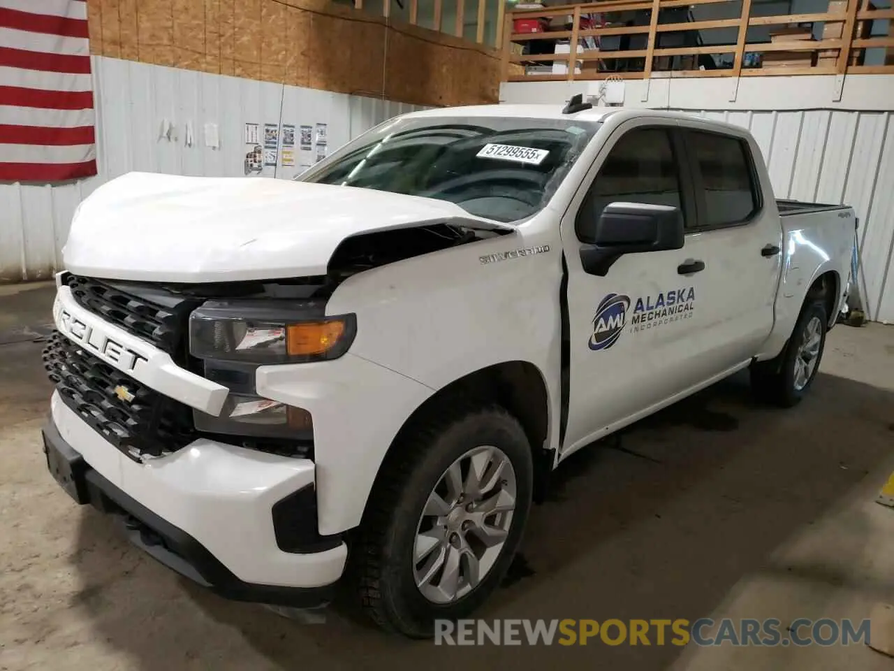 1 Photograph of a damaged car 3GCPYBEK8NG164578 CHEVROLET ALL Models 2022