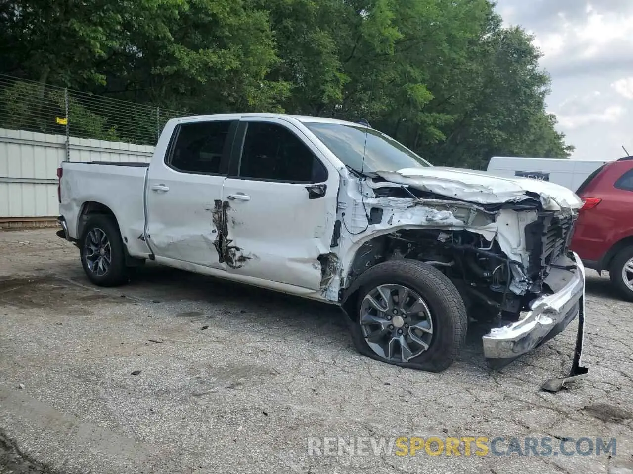 4 Photograph of a damaged car 1GCPACED2PZ285296 CHEVROLET ALL Models 2023