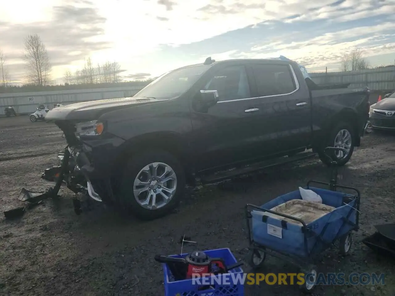 1 Photograph of a damaged car 1GCUDGE82PZ300156 CHEVROLET ALL Models 2023